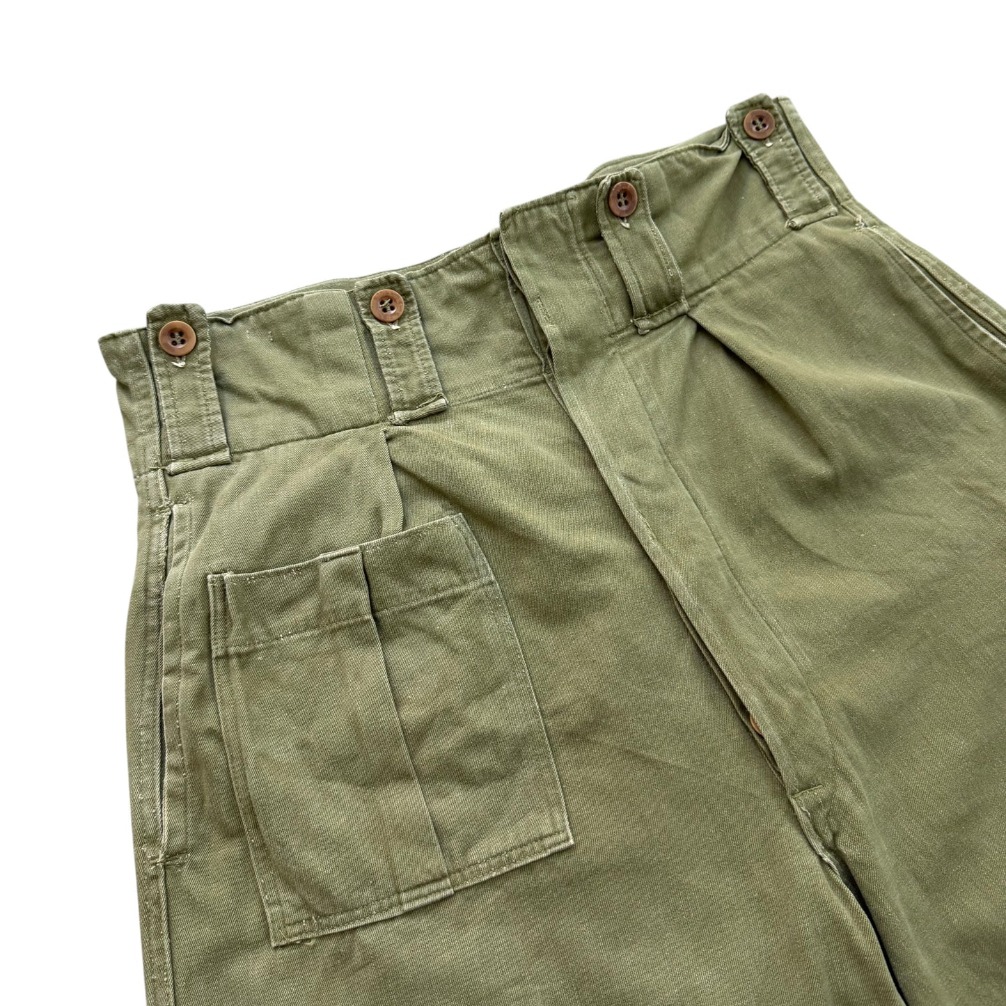1954 Belgian Military Work Trousers - M