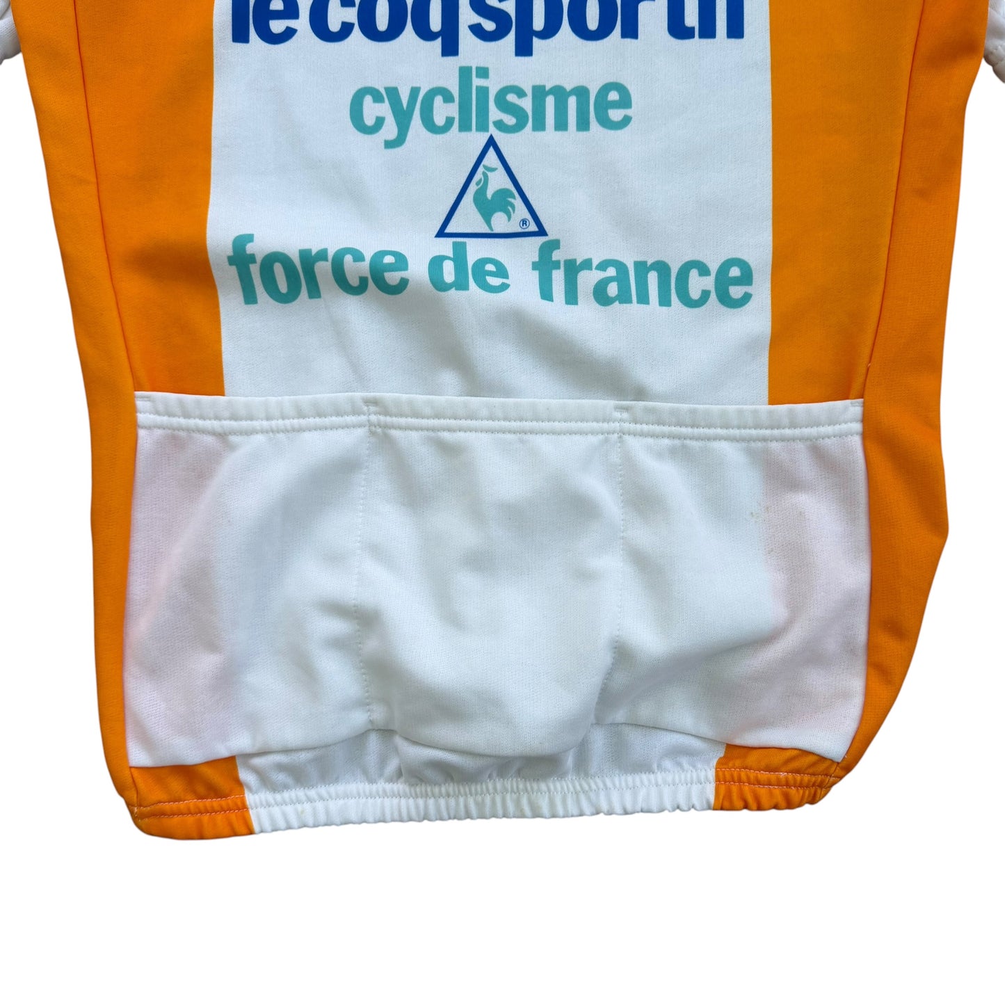 1980's Le Coq Sportif Paris-Tours Cycling Jersey - L