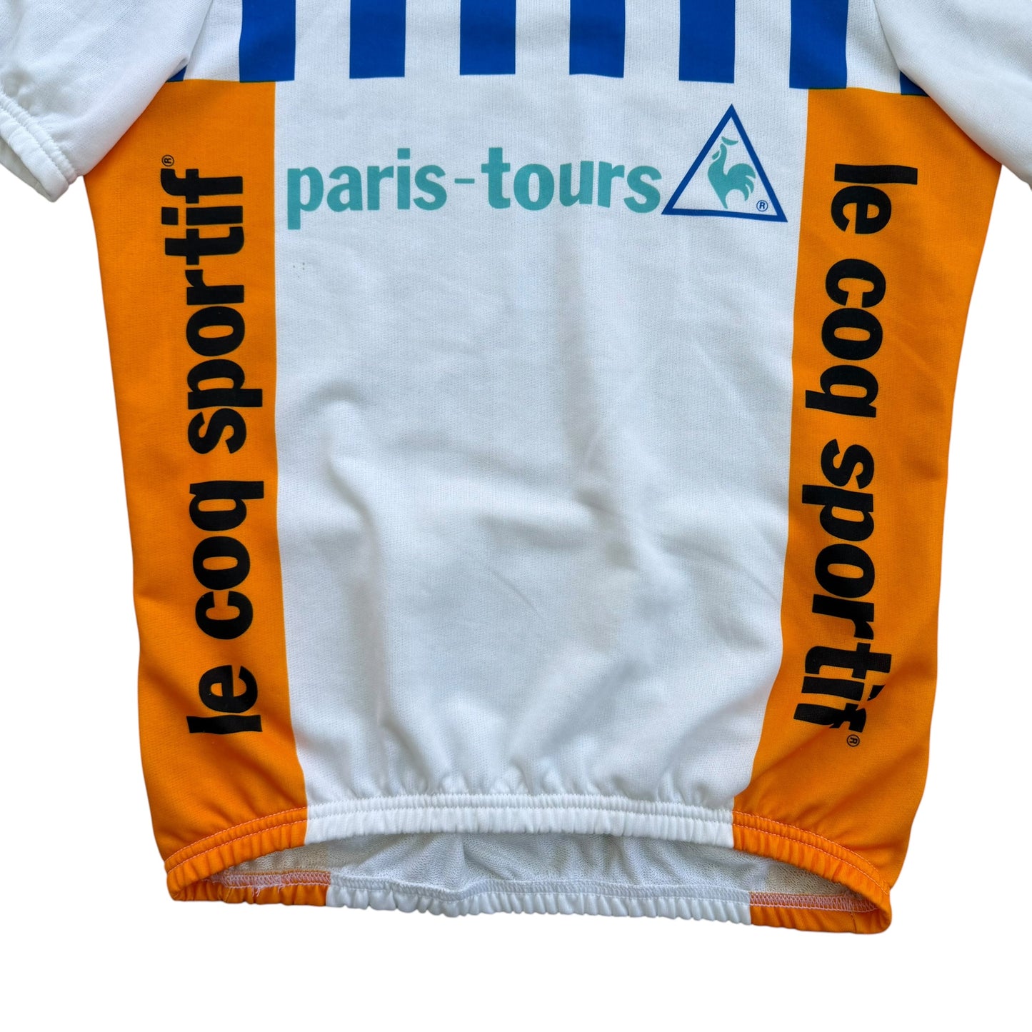1980's Le Coq Sportif Paris-Tours Cycling Jersey - L