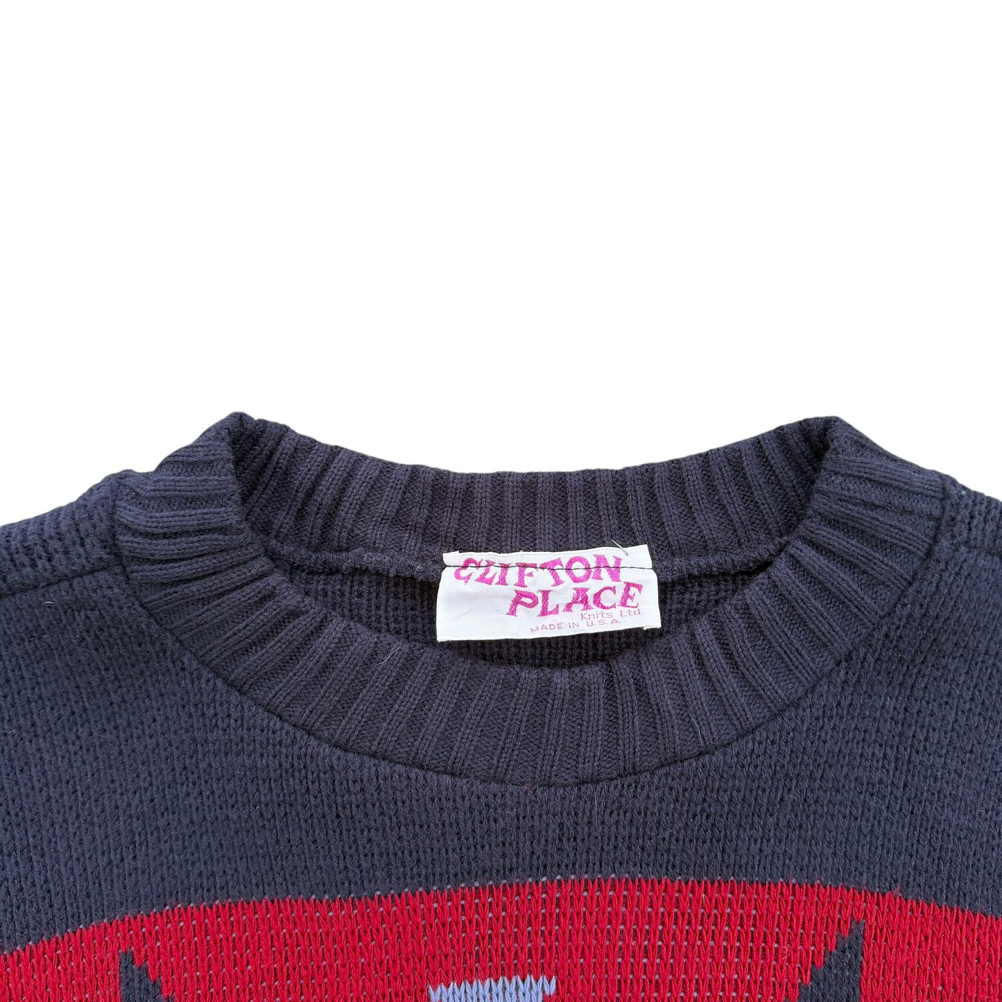 1980’s Clifton Place - Aztek Knit Sweater - XL