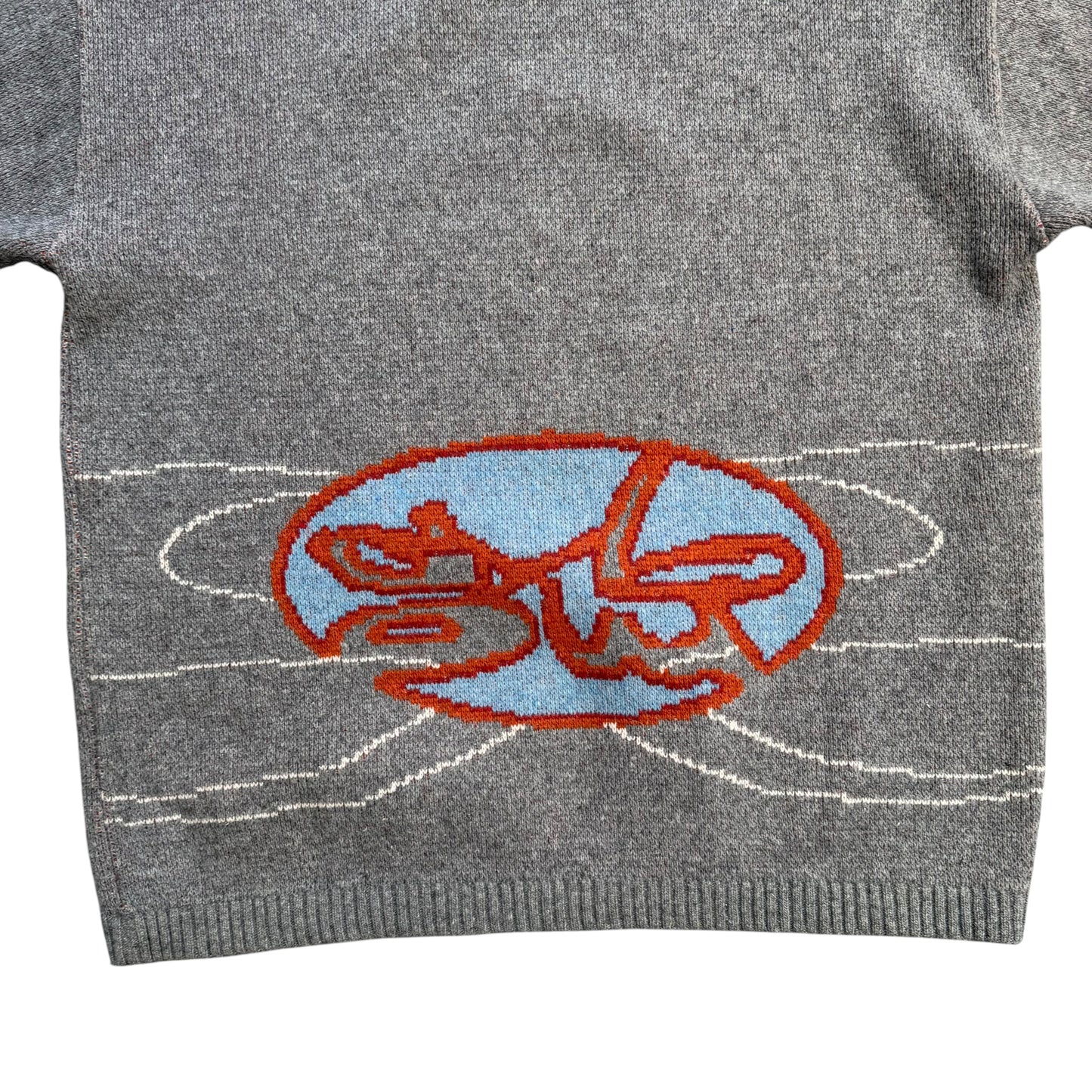 1990’s Oxbow Funky Graphic Knit Sweater - XL
