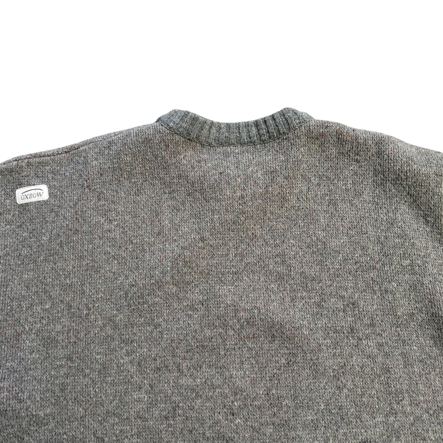 1990’s Oxbow Funky Graphic Knit Sweater - XL