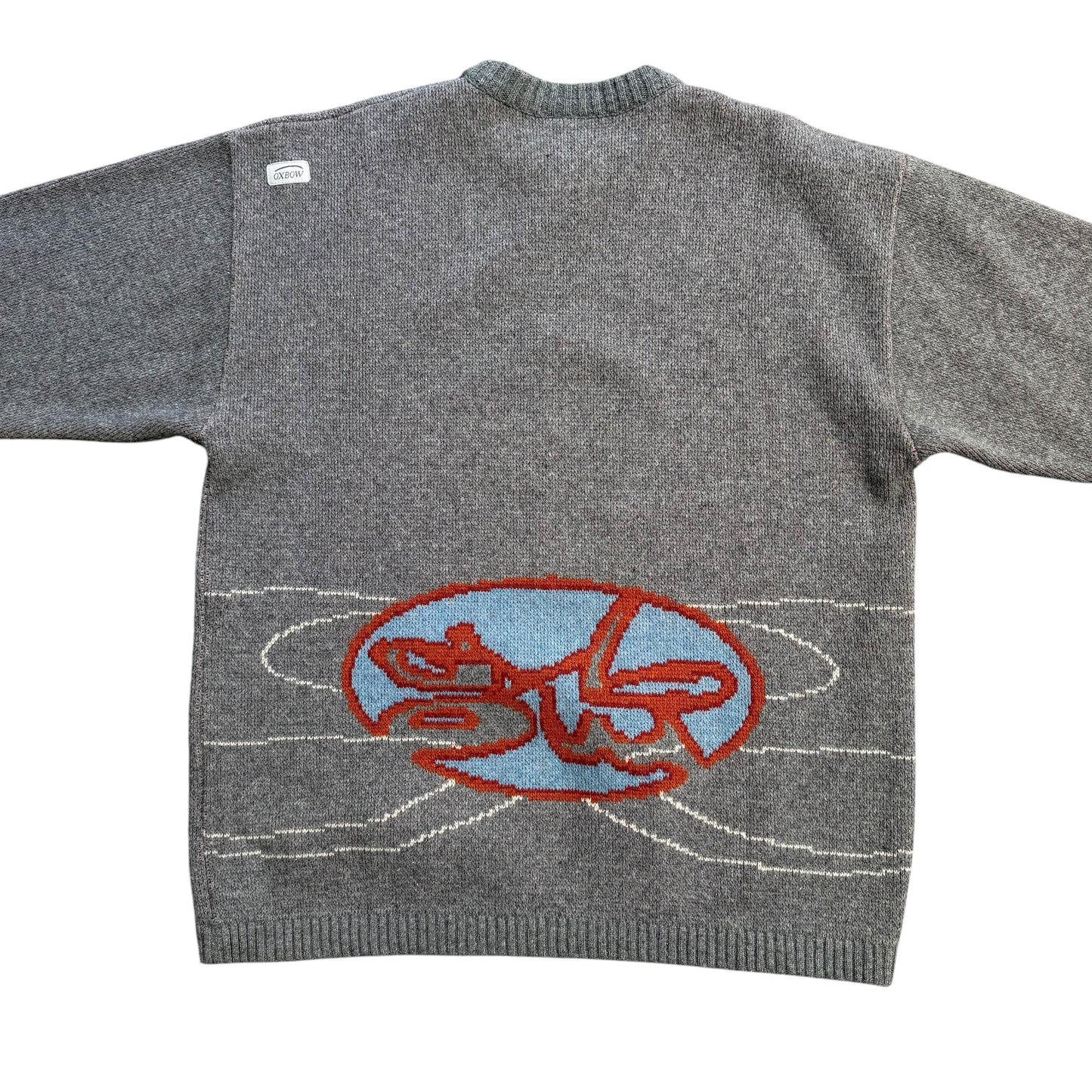 1990’s Oxbow Funky Graphic Knit Sweater - XL