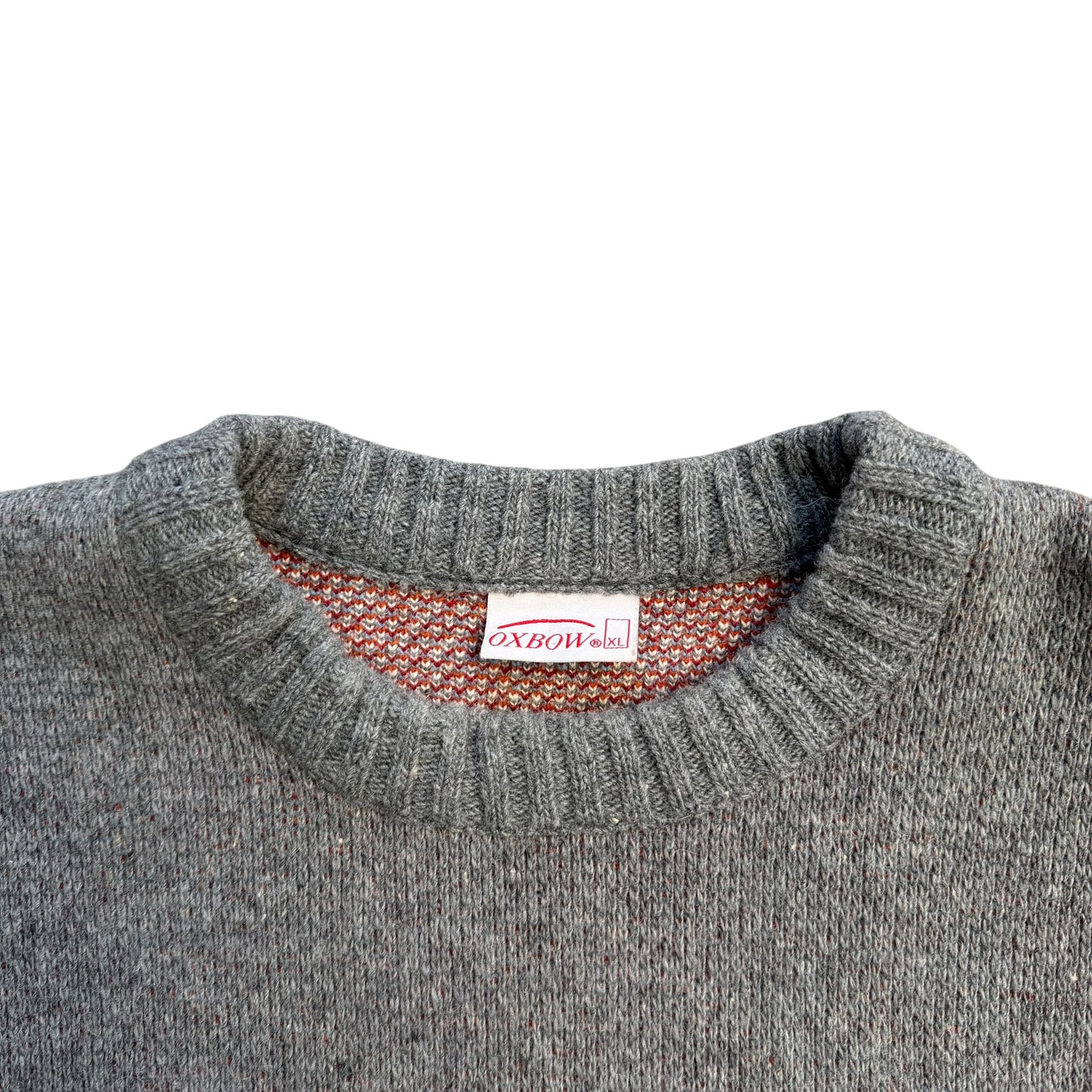 1990’s Oxbow Funky Graphic Knit Sweater - XL