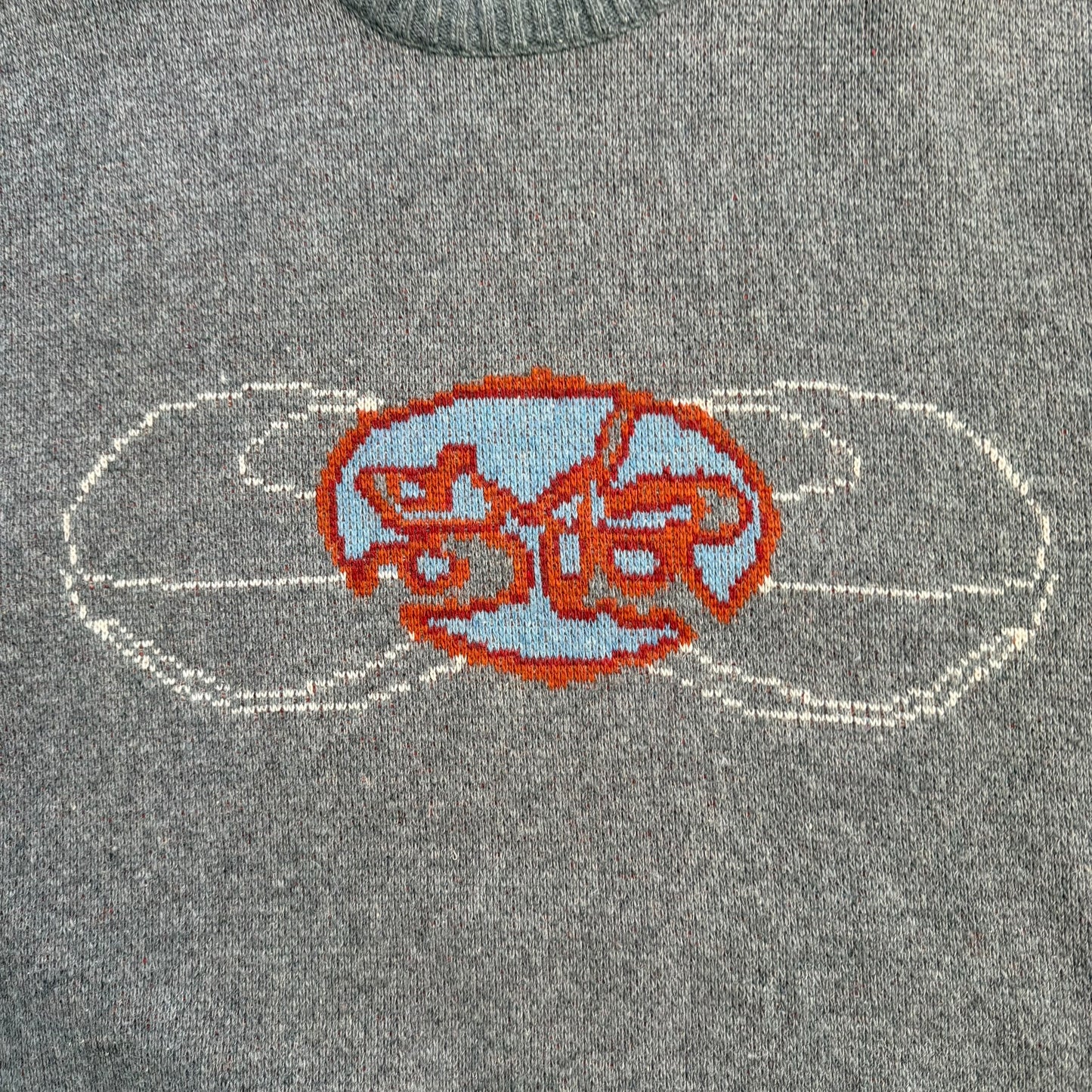 1990’s Oxbow Funky Graphic Knit Sweater - XL