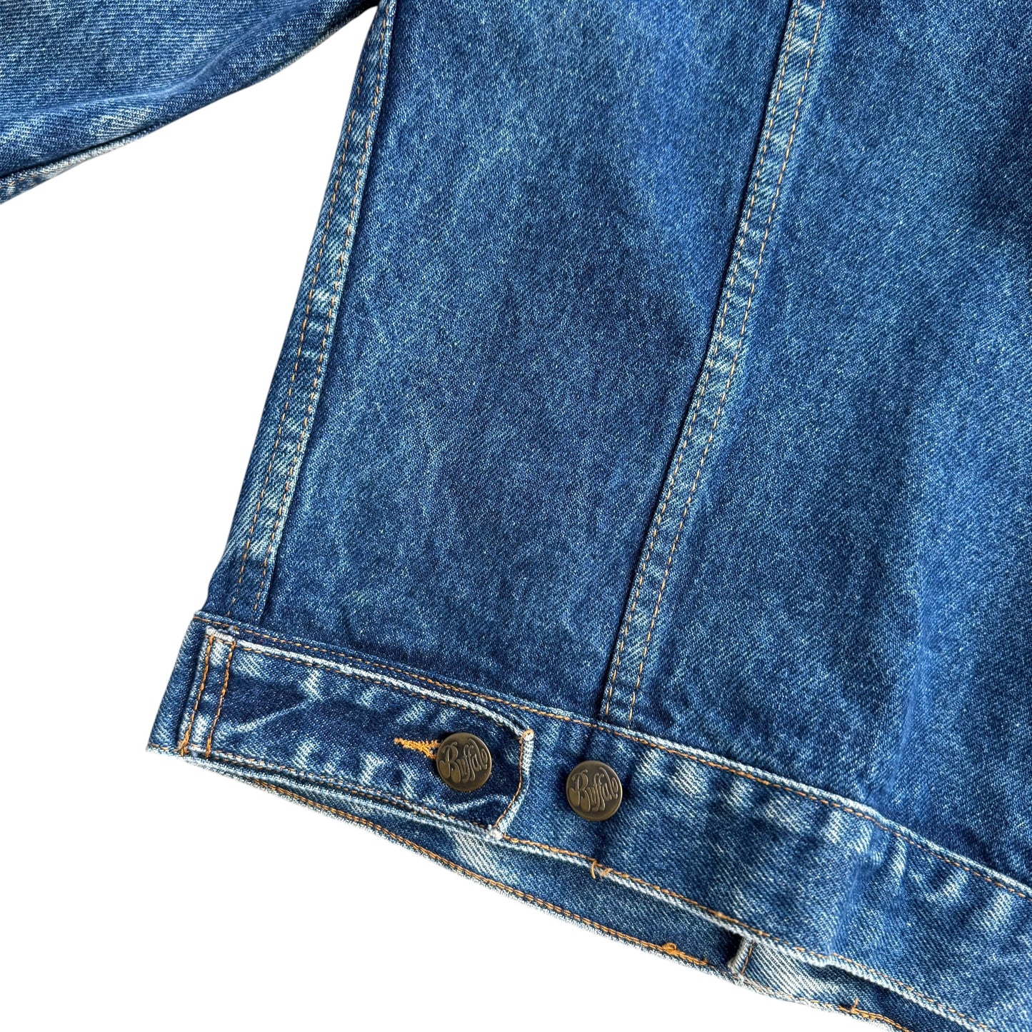 1990's Women's Buffalo Denim Jacket - S