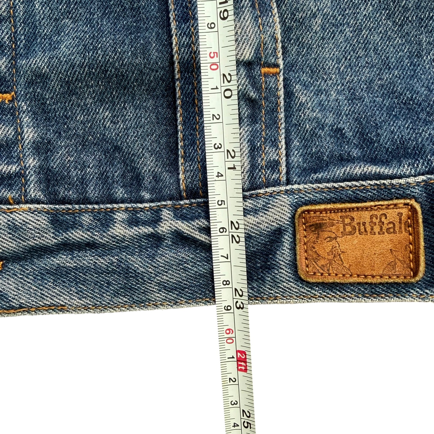 1990's Women's Buffalo Denim Jacket - S