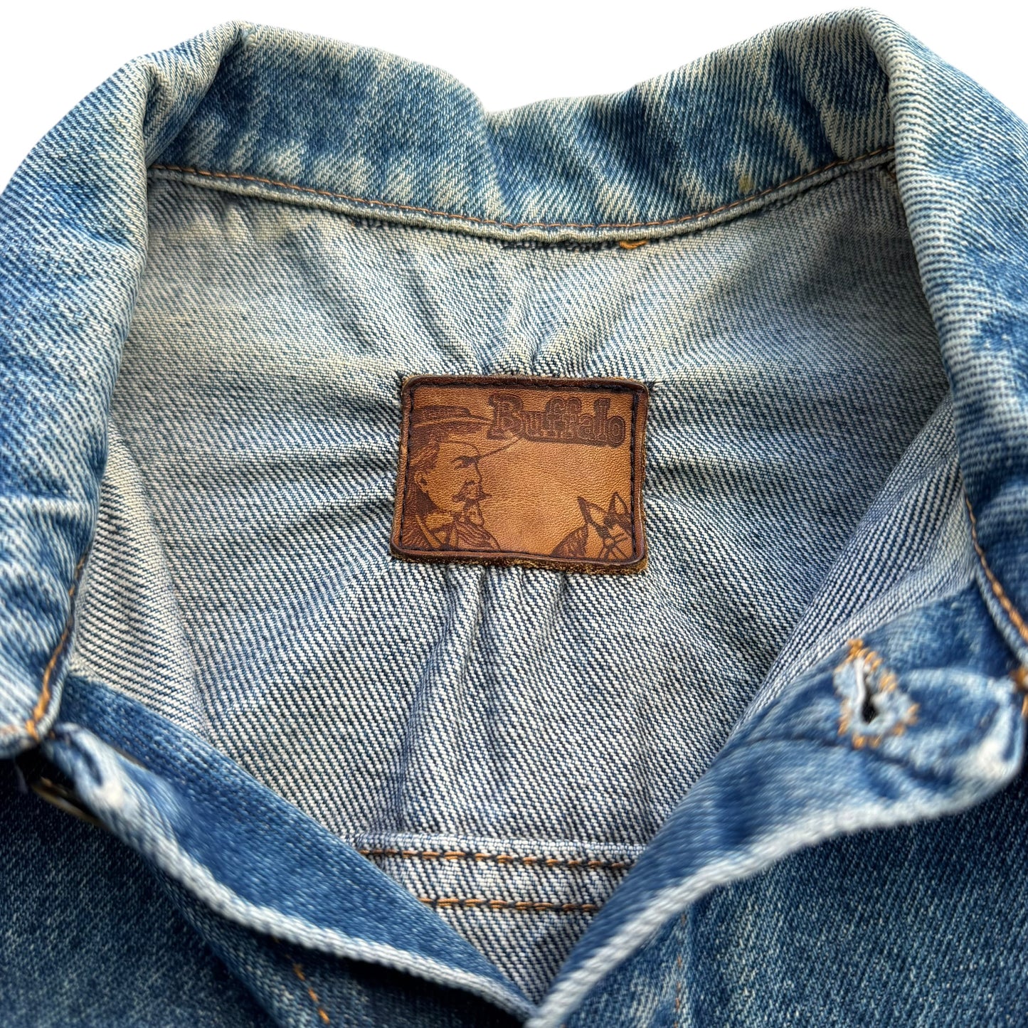 1990's Women's Buffalo Denim Jacket - S