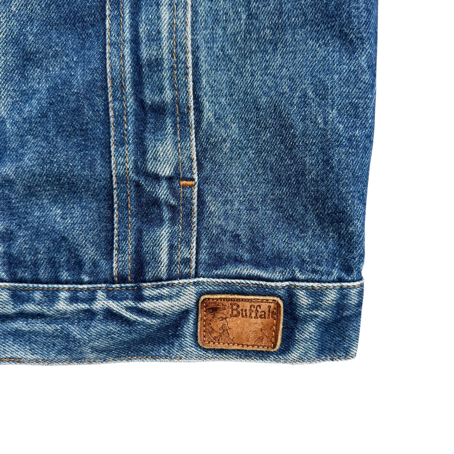1990's Women's Buffalo Denim Jacket - S