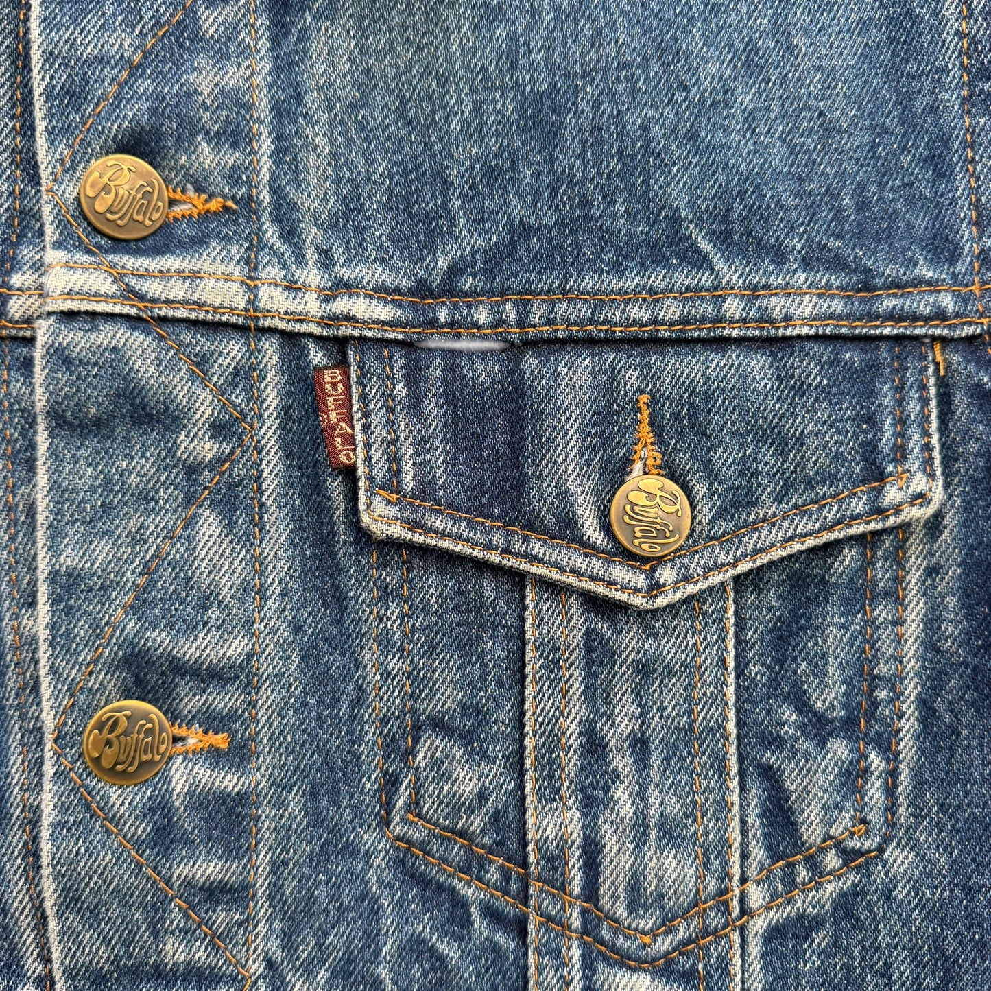 1990's Women's Buffalo Denim Jacket - S