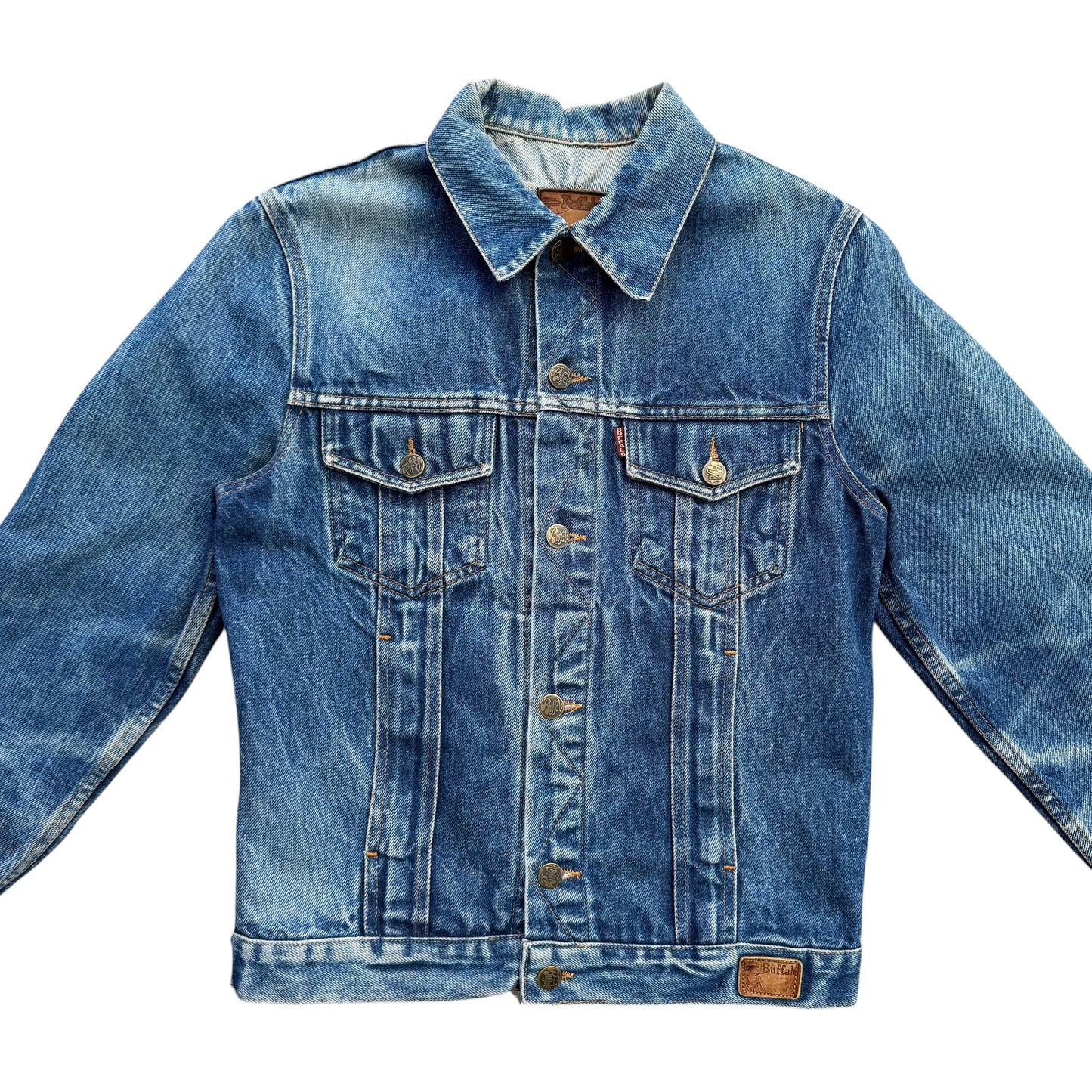 1990's Women's Buffalo Denim Jacket - S