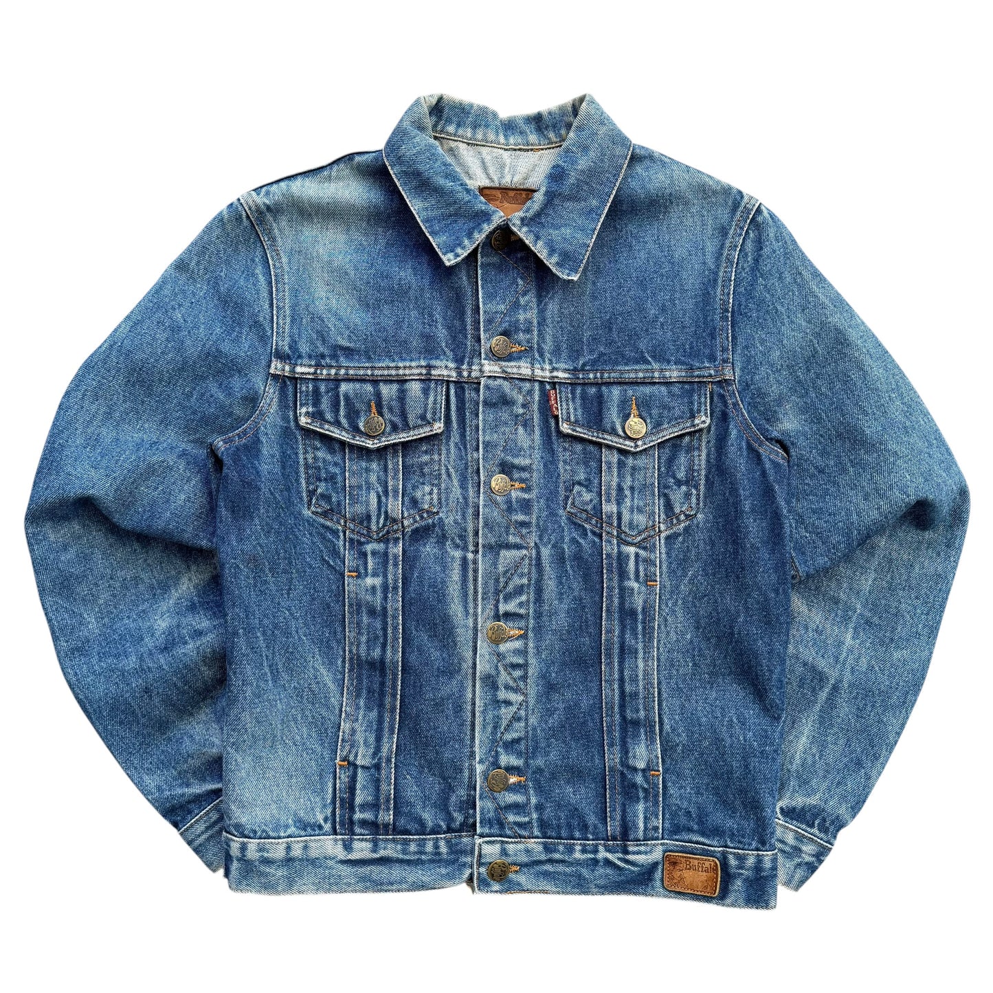 1990's Women's Buffalo Denim Jacket - S