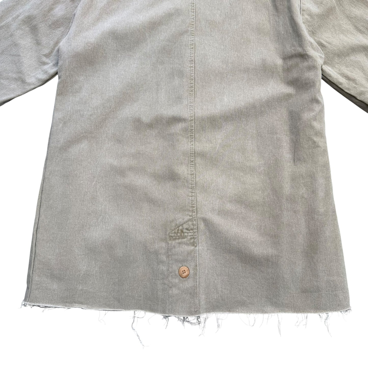 1990's Workwear / Classy Style - Corduroy Collar Jacket - L