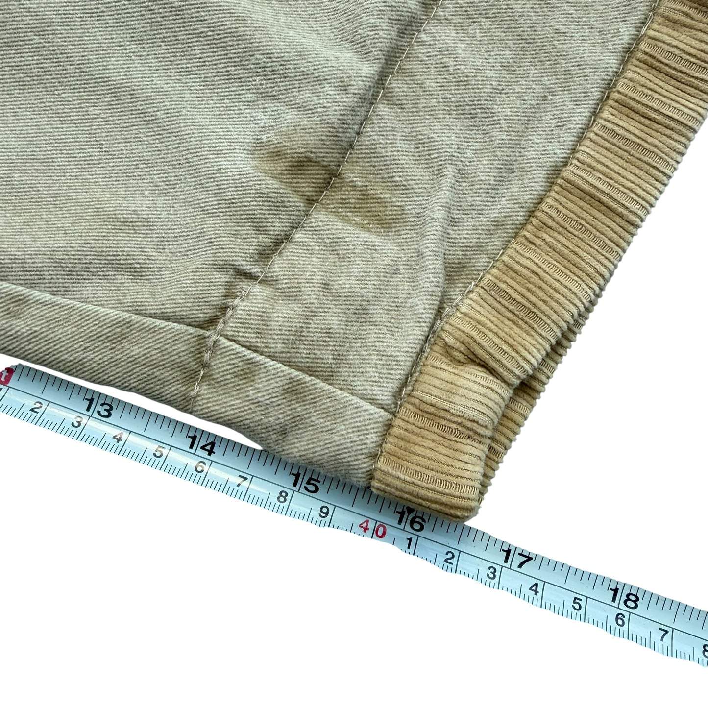 1990's Workwear / Classy Style - Corduroy Collar Jacket - L