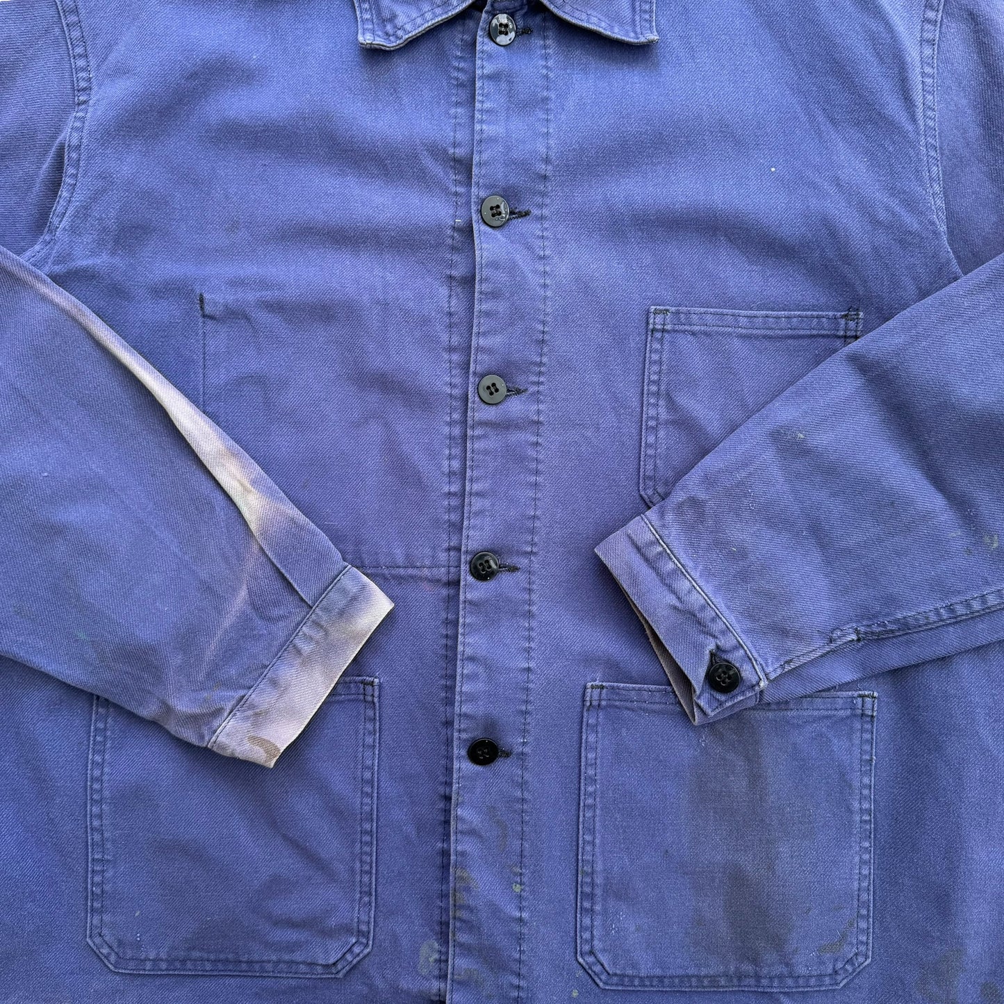 1960's French Workwear - Chore Coat Jacket - L