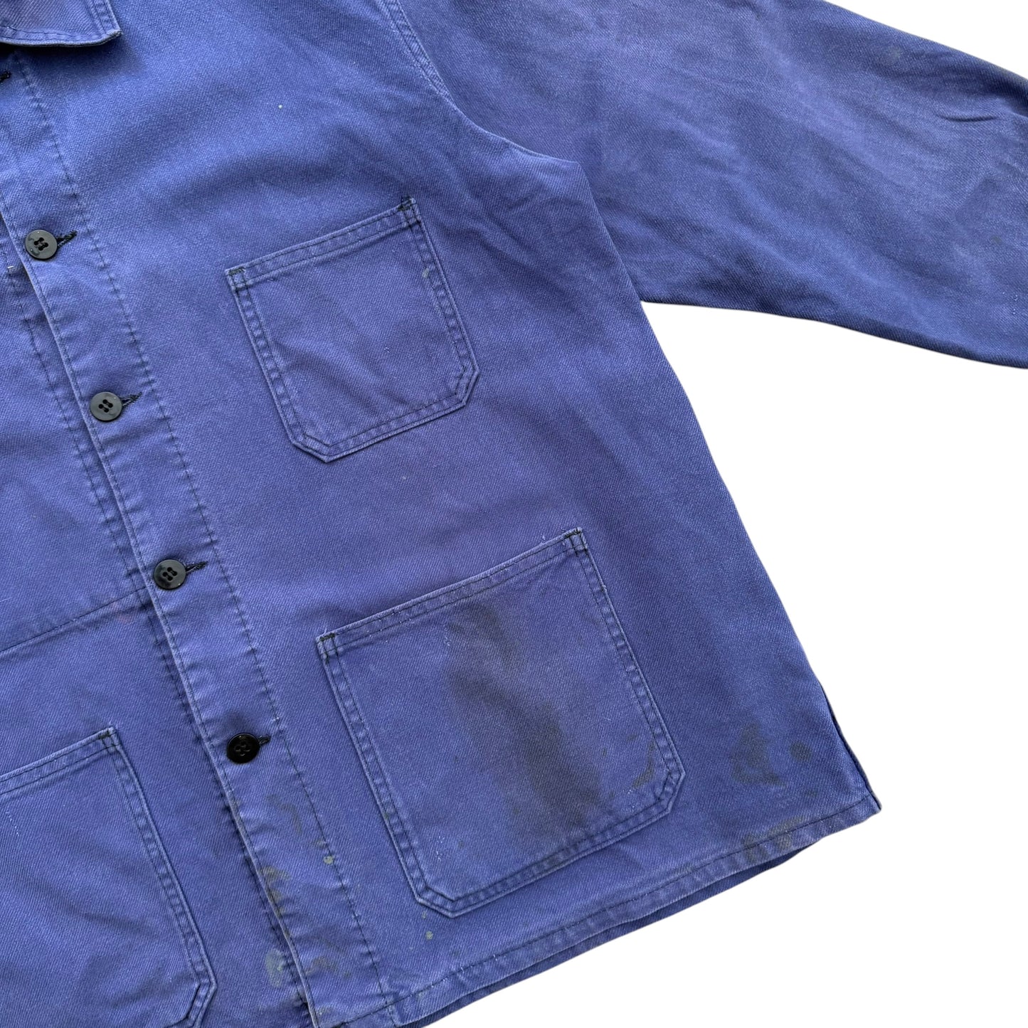 1960's French Workwear - Chore Coat Jacket - L