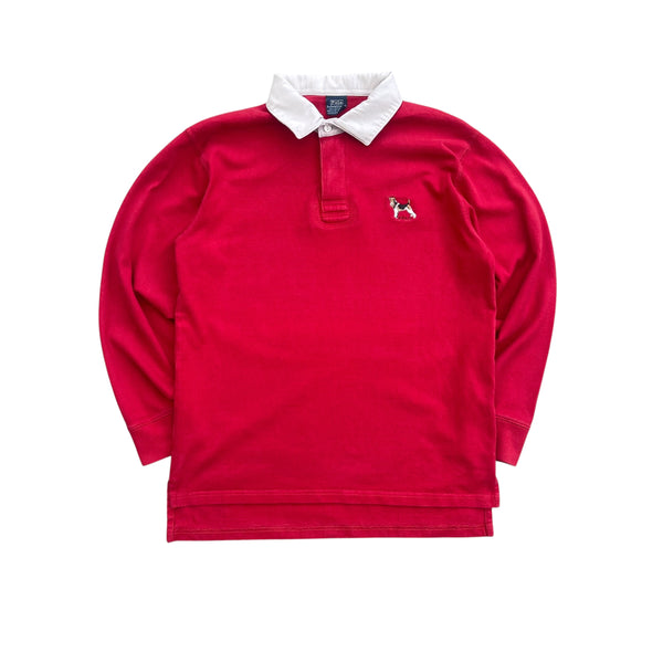 1990's Women's Polo Ralph Lauren - Schnauzer Long sleeve Polo - M