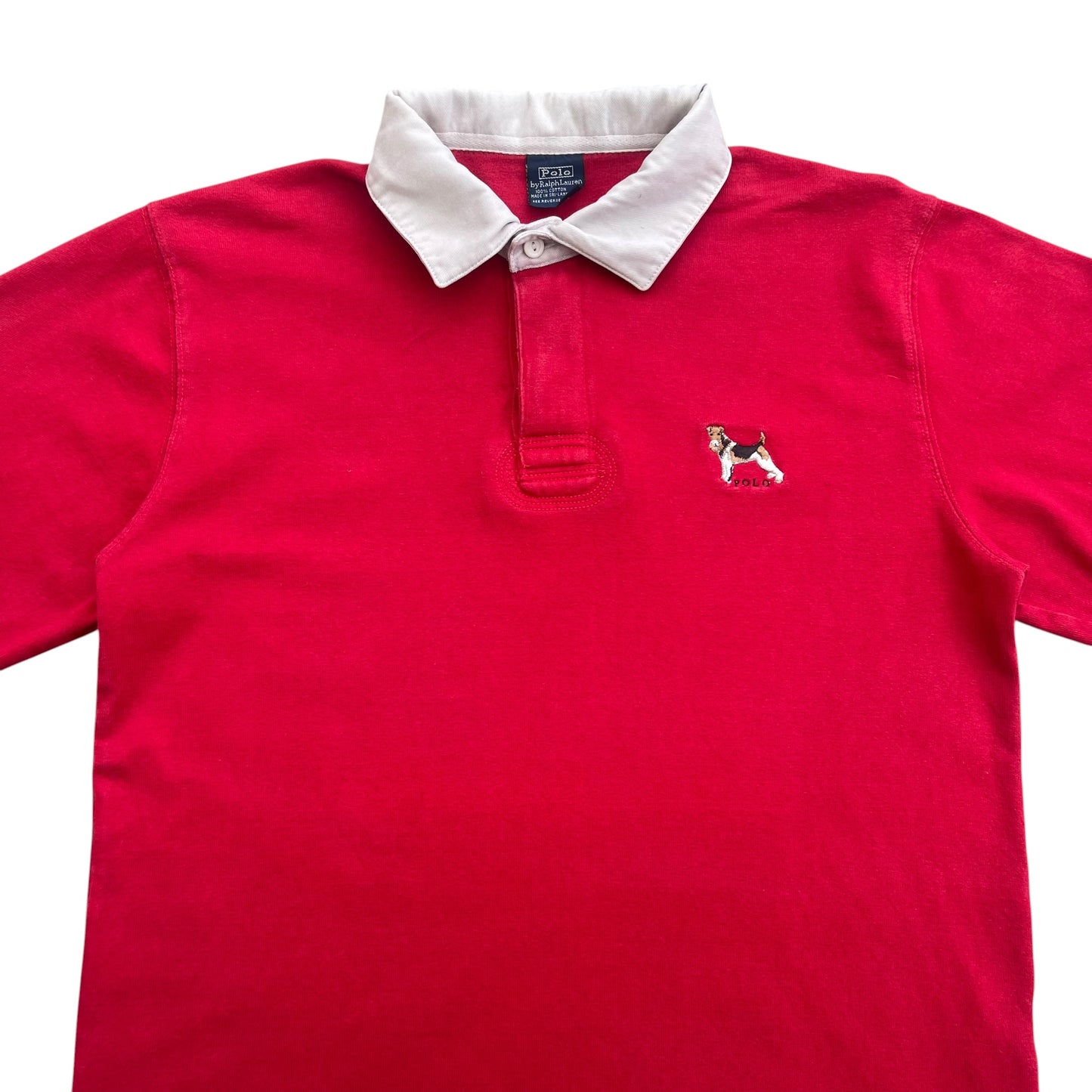 1990's Women's Polo Ralph Lauren - Schnauzer Long sleeve Polo - M