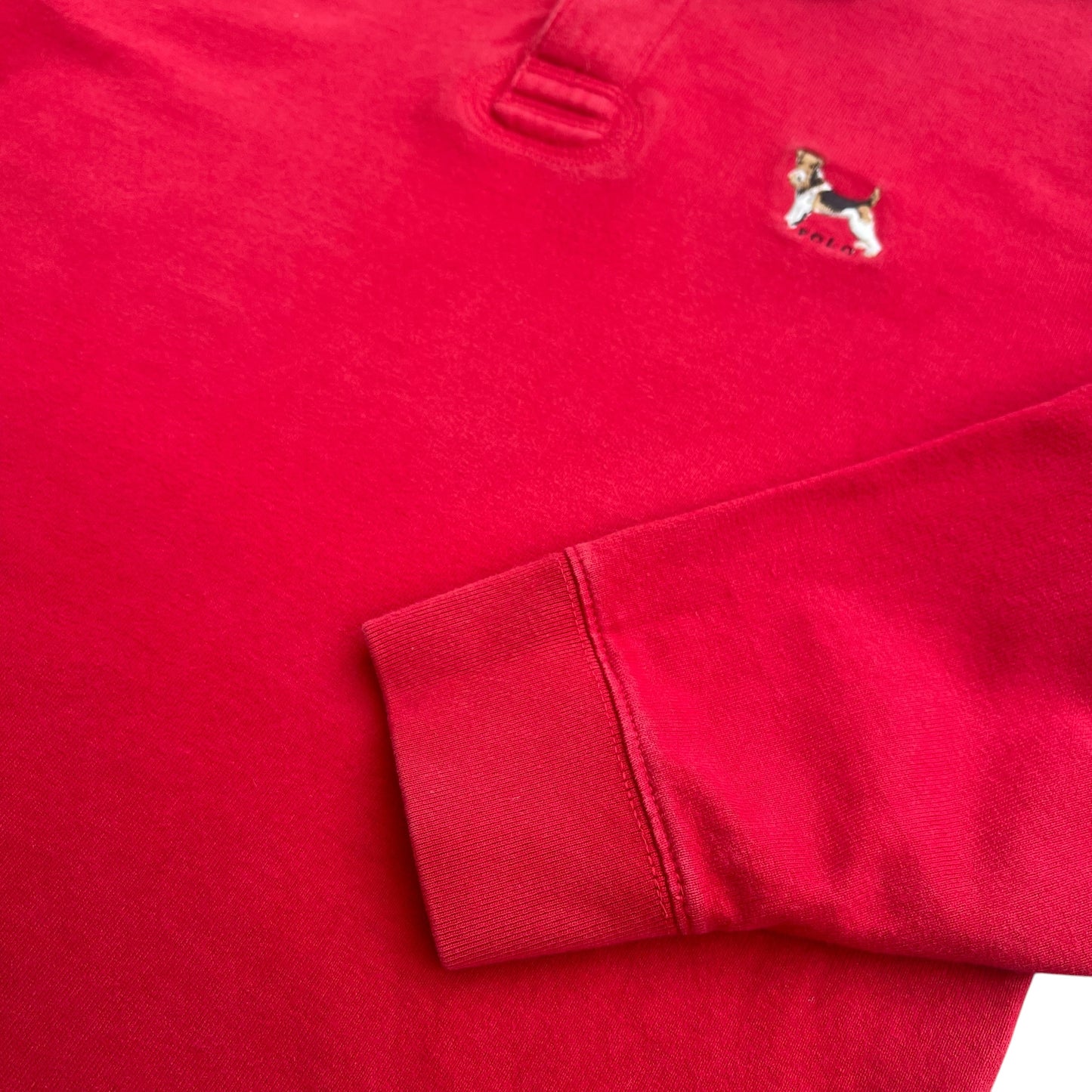 1990's Women's Polo Ralph Lauren - Schnauzer Long sleeve Polo - M