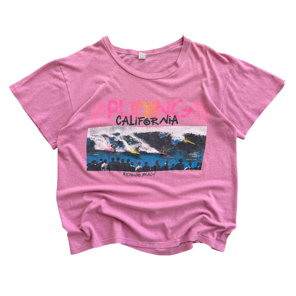 Vintage 1980's Surfing - Puding California T-Shirt - L