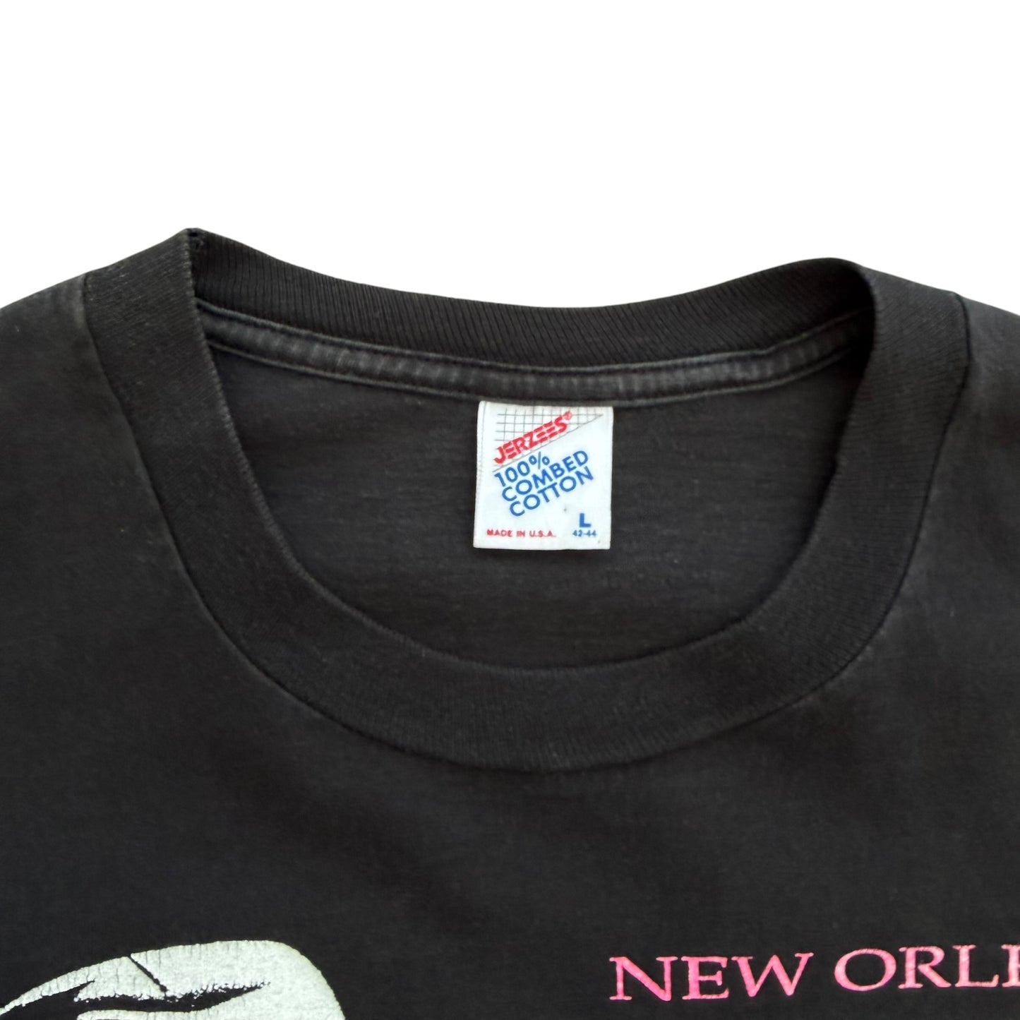 1990 New Orleans Jazz Graphic T-shirt - L