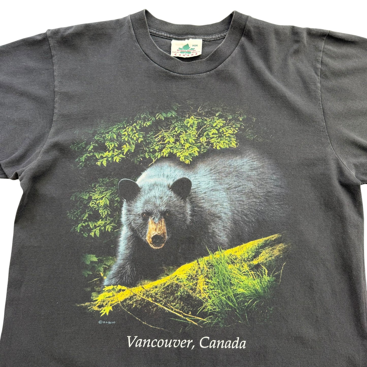 1990's Vancouver Canada - Bear Graphic T-Shirt - M