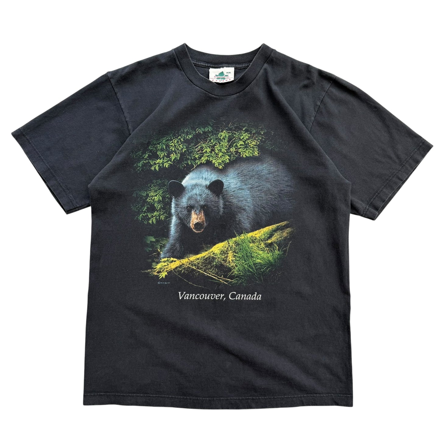 1990's Vancouver Canada - Bear Graphic T-Shirt - M