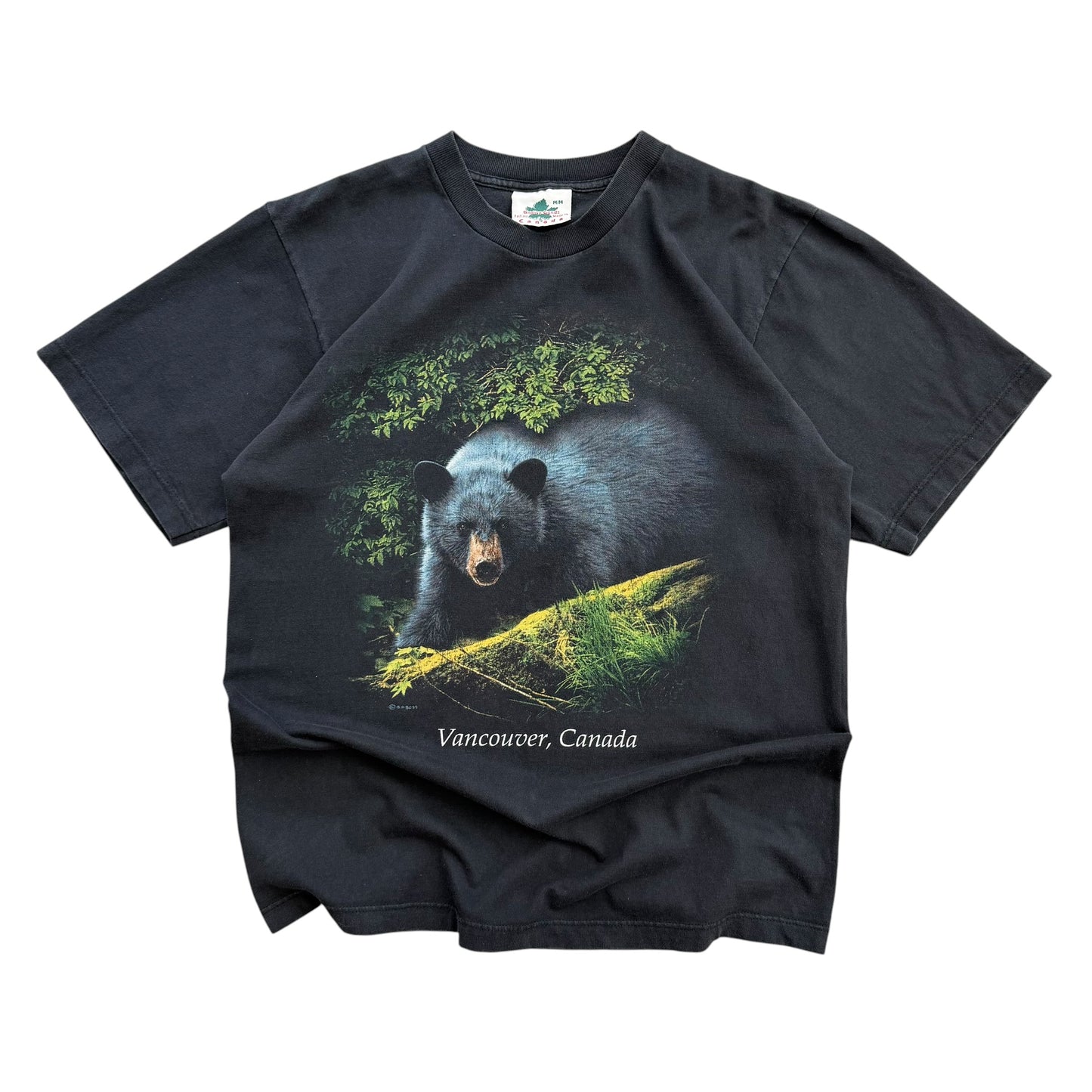 1990's Vancouver Canada - Bear Graphic T-Shirt - M