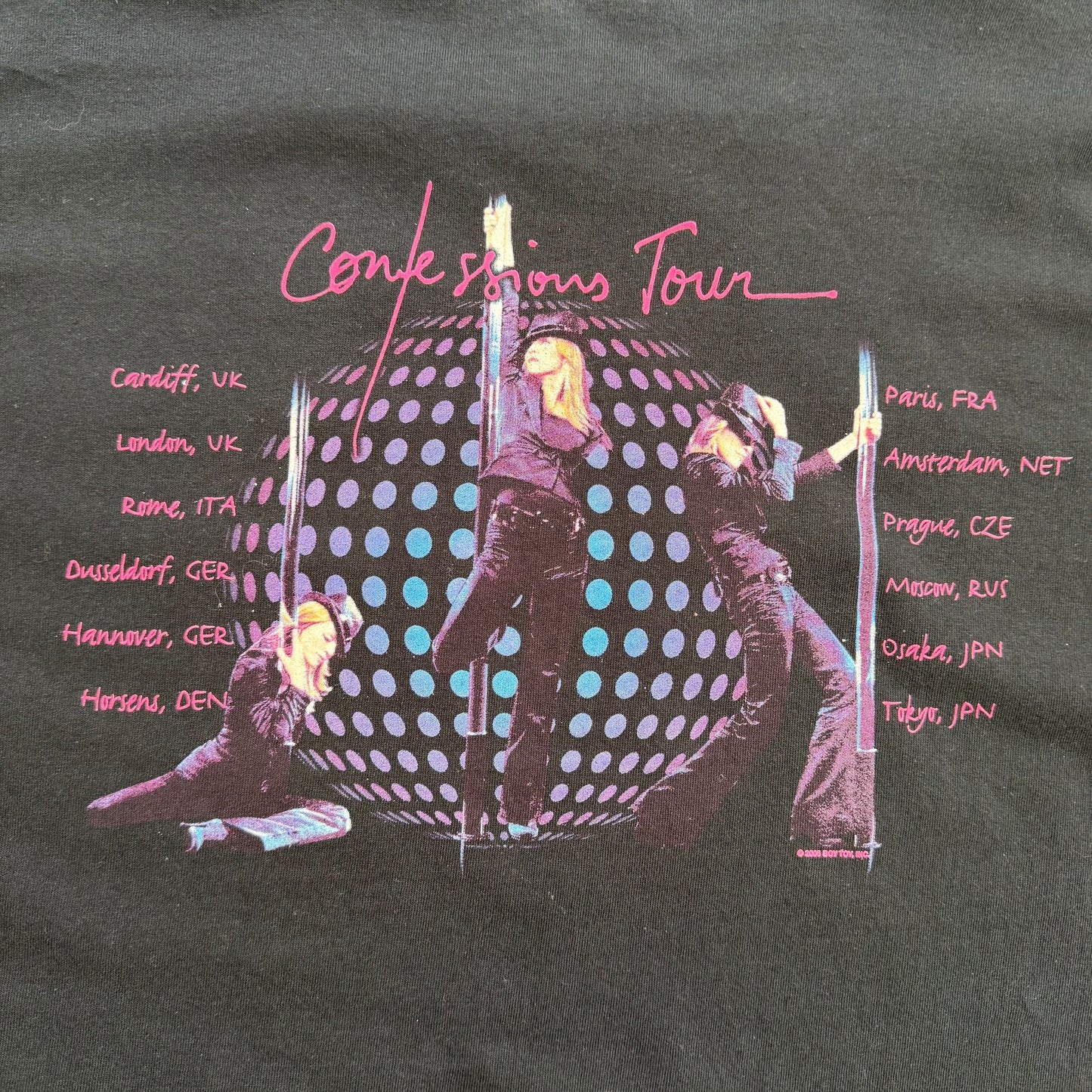 2007 Madonna - Confession Tour T-shirt - XL