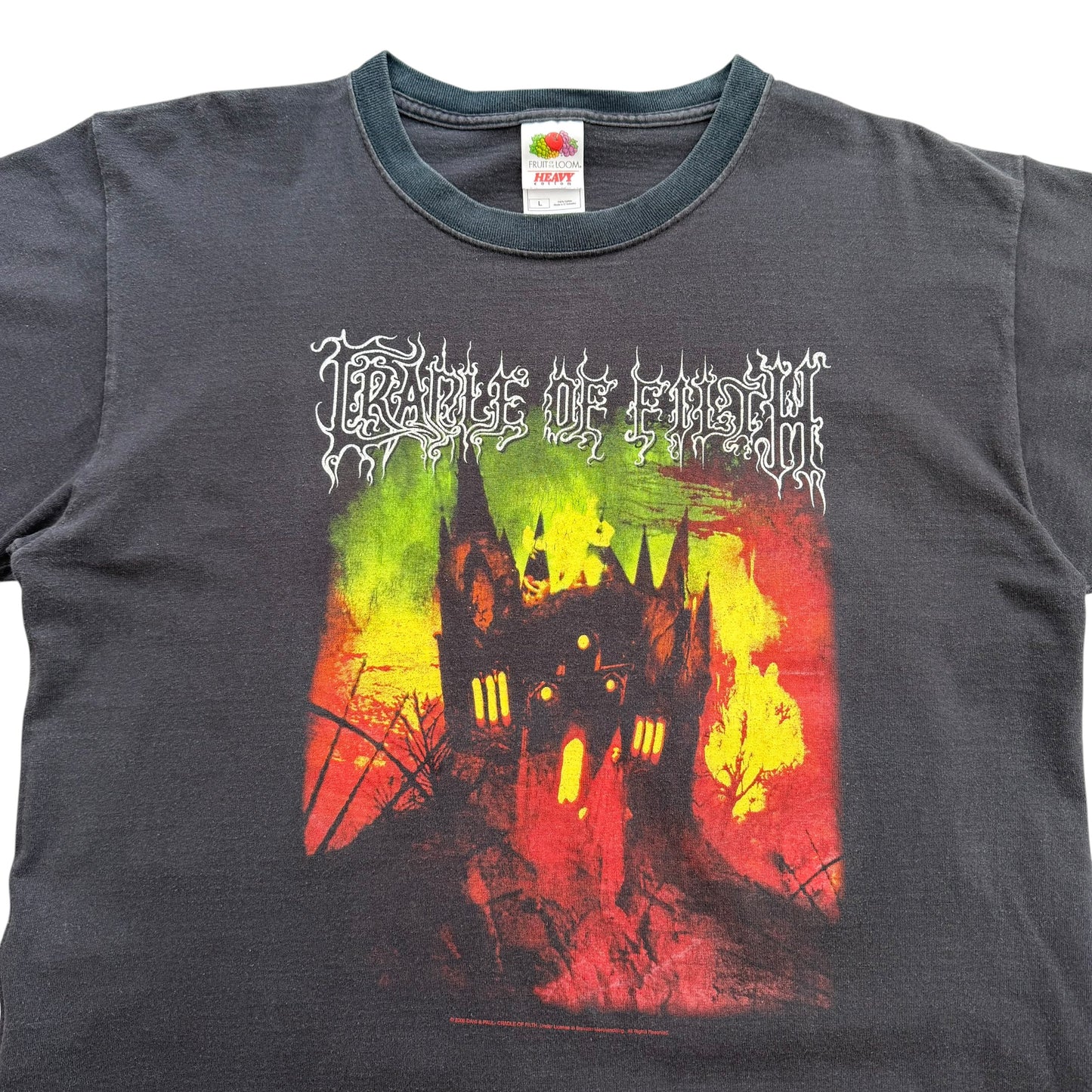 2008 Cradle Of Filth - Cemetery And Sundown T-Shirt - L