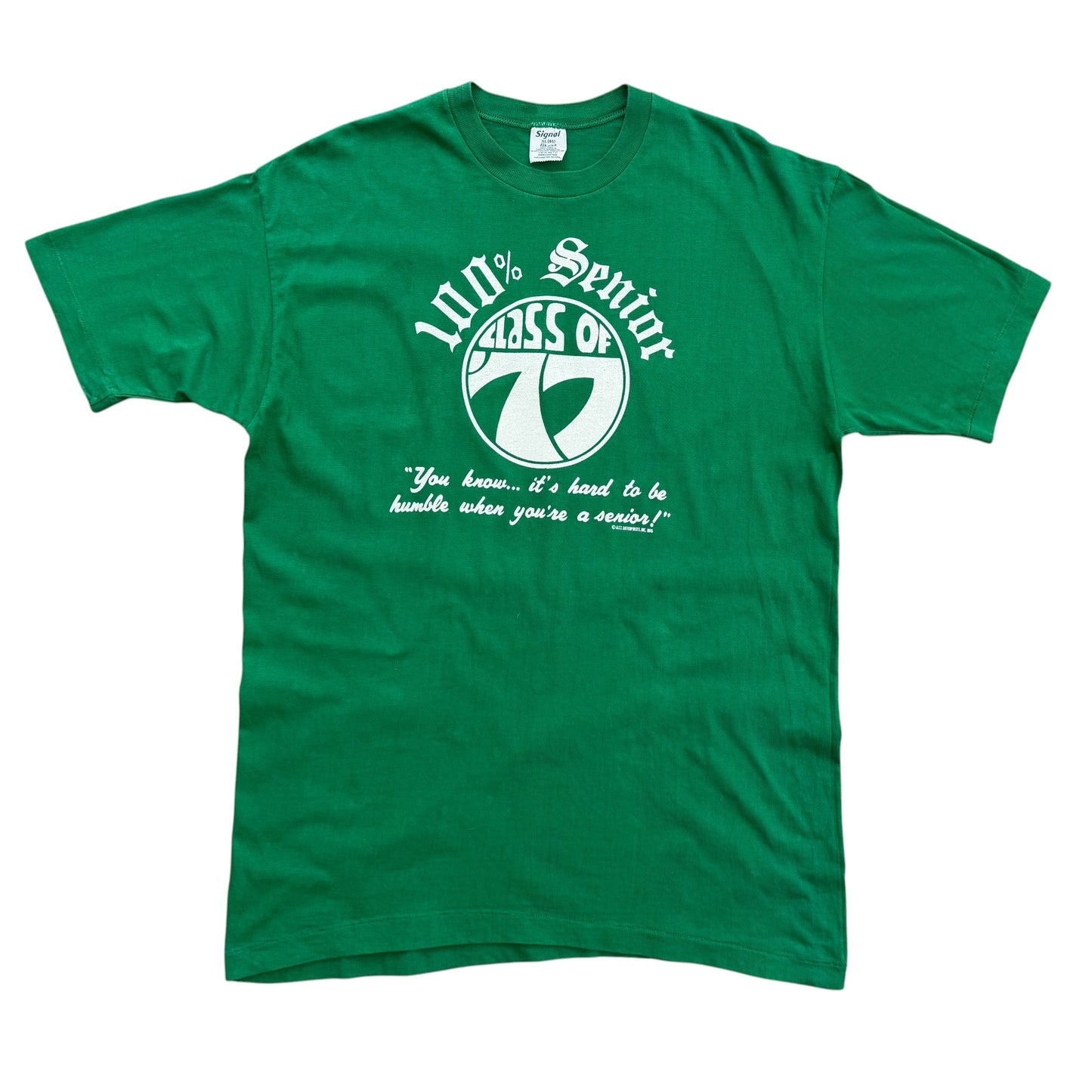 1977 Class of 77 - Senior Memory T-shirt - L