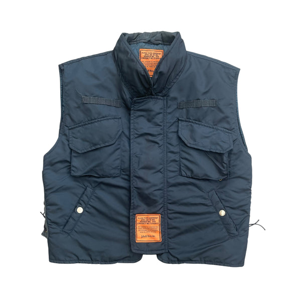 1990's Schott NYC Tactical Sleeveless Vest - M