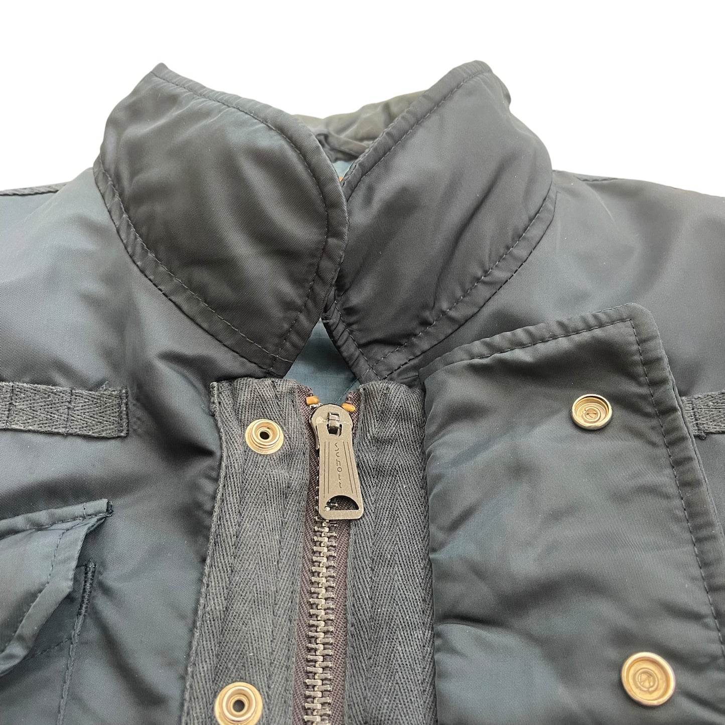 1990's Schott NYC Tactical Sleeveless Vest - M