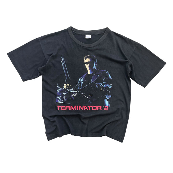 1990's Terminator 2 - Movie Bootleg T-shirt - L