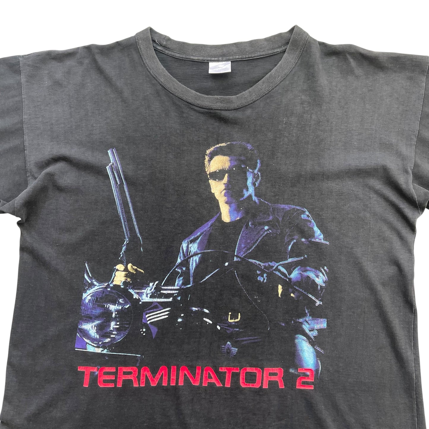 1990's Terminator 2 - Movie Bootleg T-shirt - L
