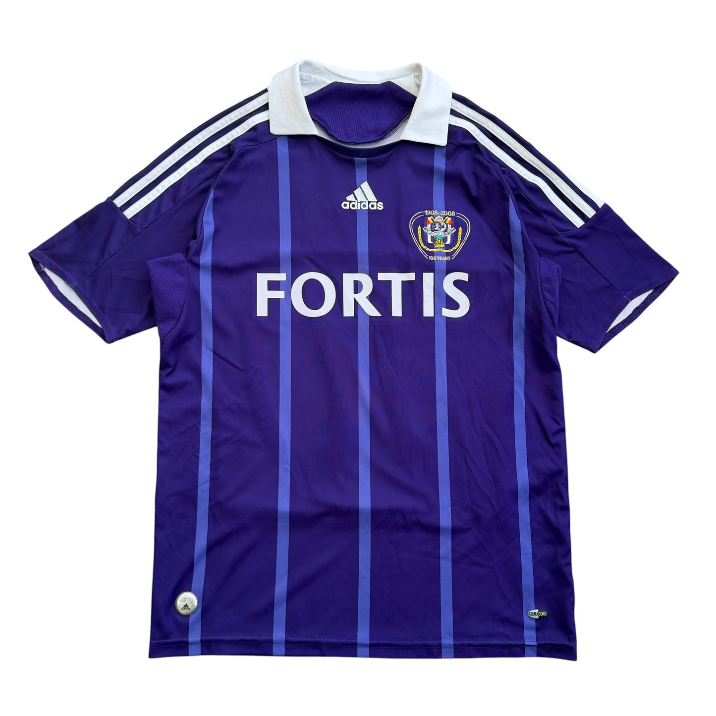 2008 RSC Anderlecht Fortis “100 Years” - GILLET #30 Jersey - M