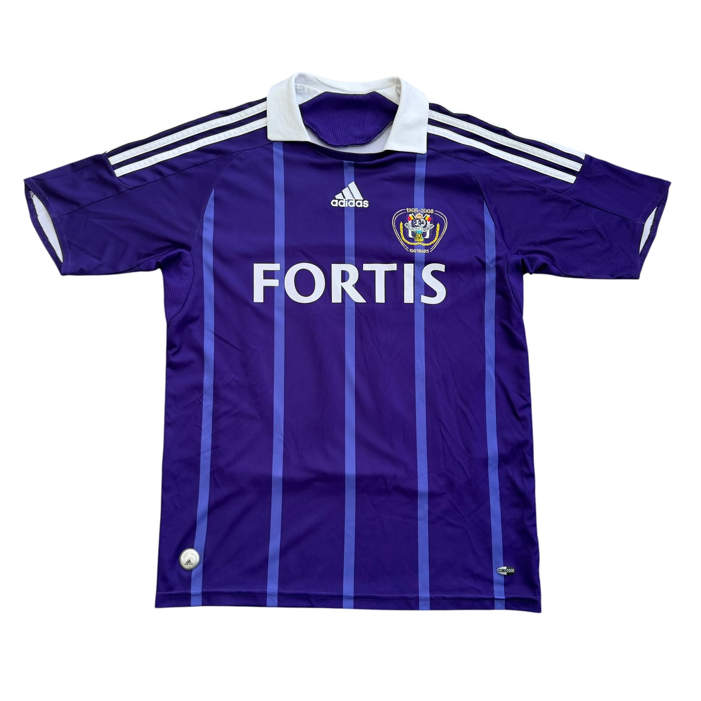 2008 RSC Anderlecht Fortis “100 Years” - GILLET #30 Jersey - M