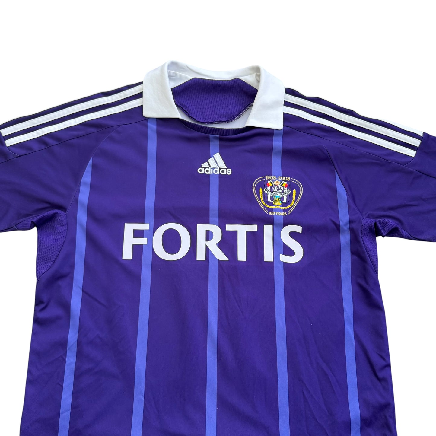 2008 RSC Anderlecht Fortis “100 Years” - GILLET #30 Jersey - M