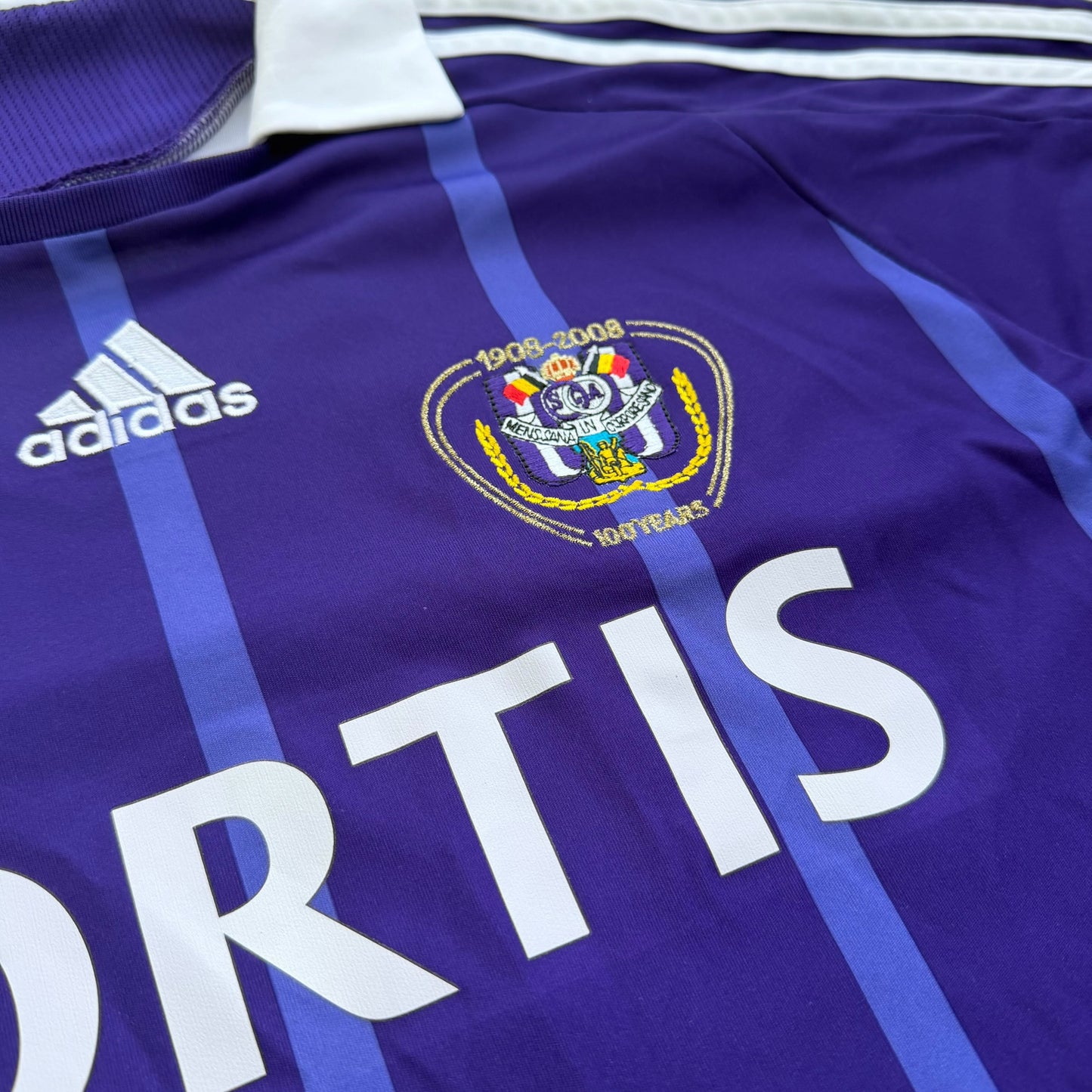 2008 RSC Anderlecht Fortis “100 Years” - GILLET #30 Jersey - M