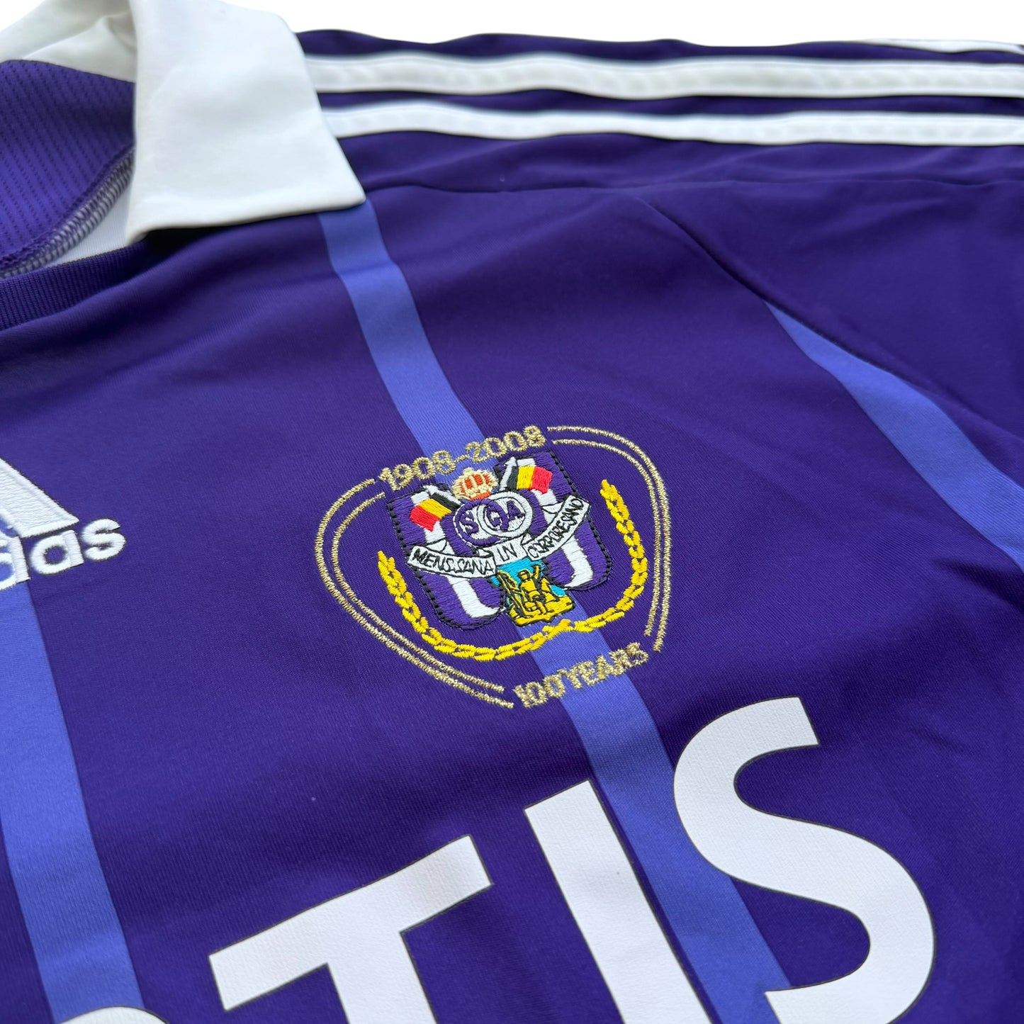 2008 RSC Anderlecht Fortis “100 Years” - GILLET #30 Jersey - M