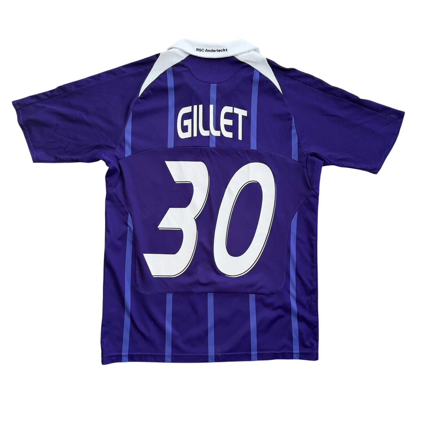 2008 RSC Anderlecht Fortis “100 Years” - GILLET #30 Jersey - M