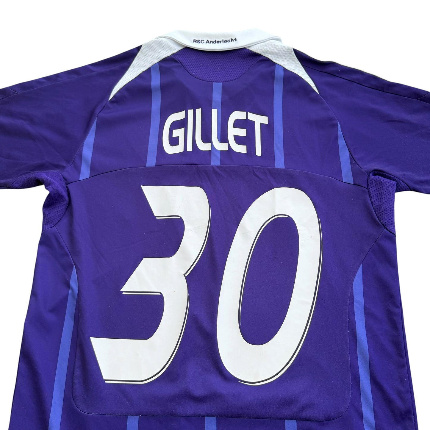 2008 RSC Anderlecht Fortis “100 Years” - GILLET #30 Jersey - M