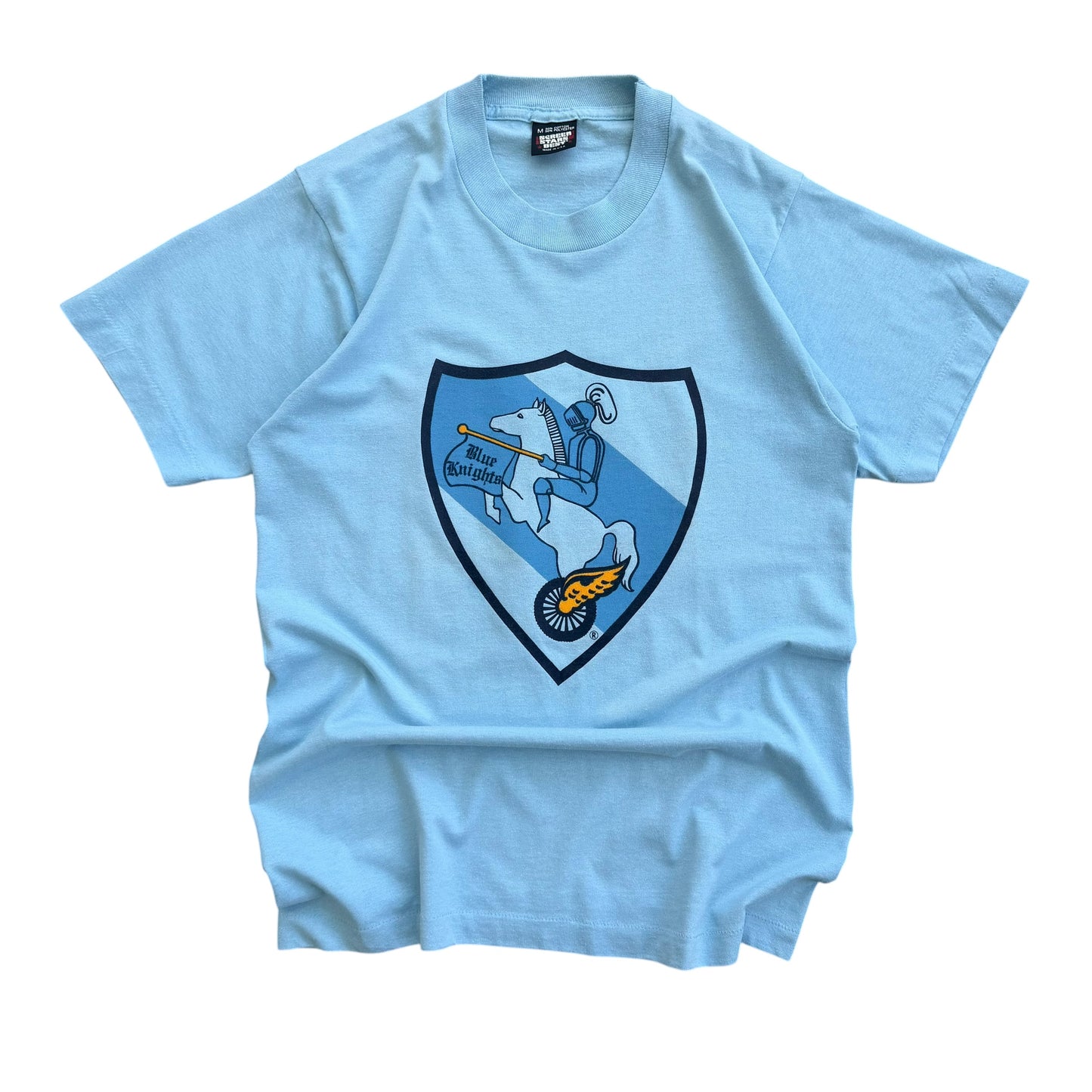 1990's Blue Knights - Bikers Club Graphic T-shirt - M