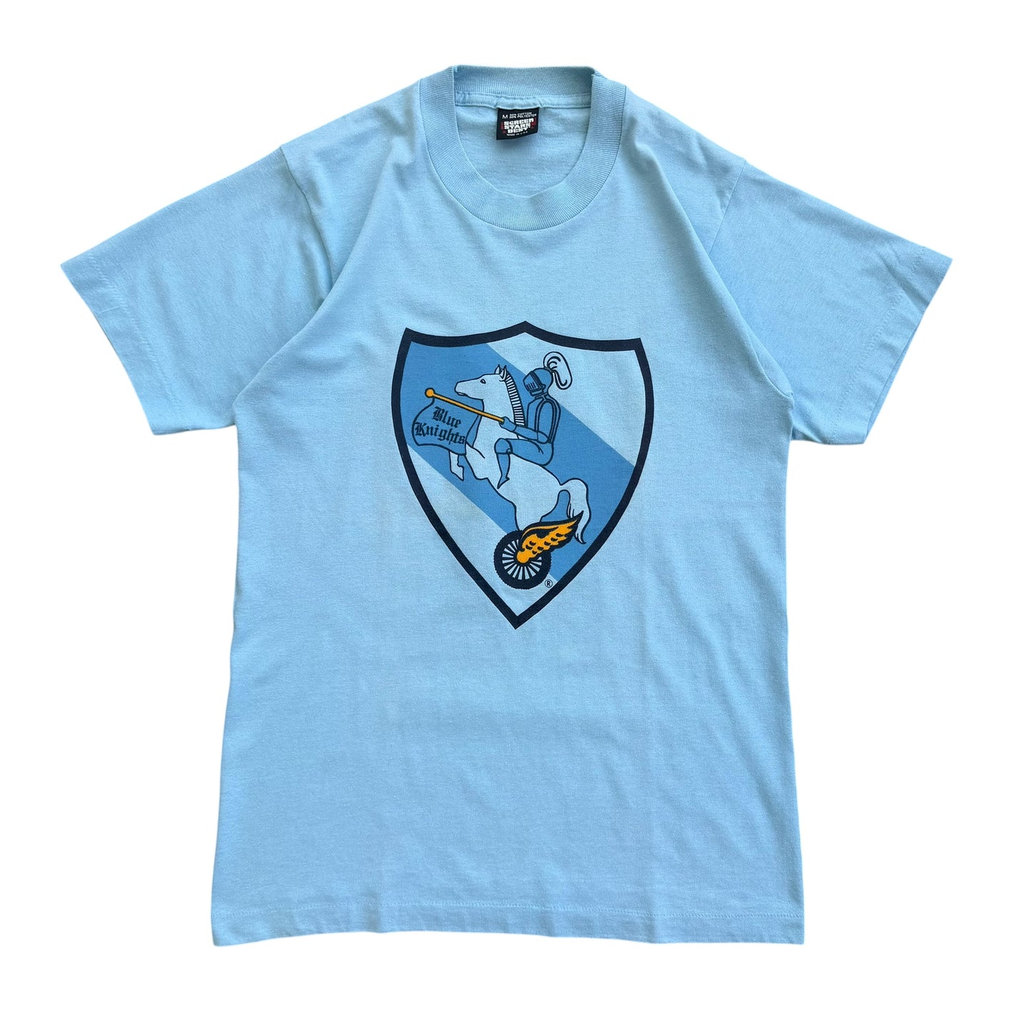 1990's Blue Knights - Bikers Club Graphic T-shirt - M