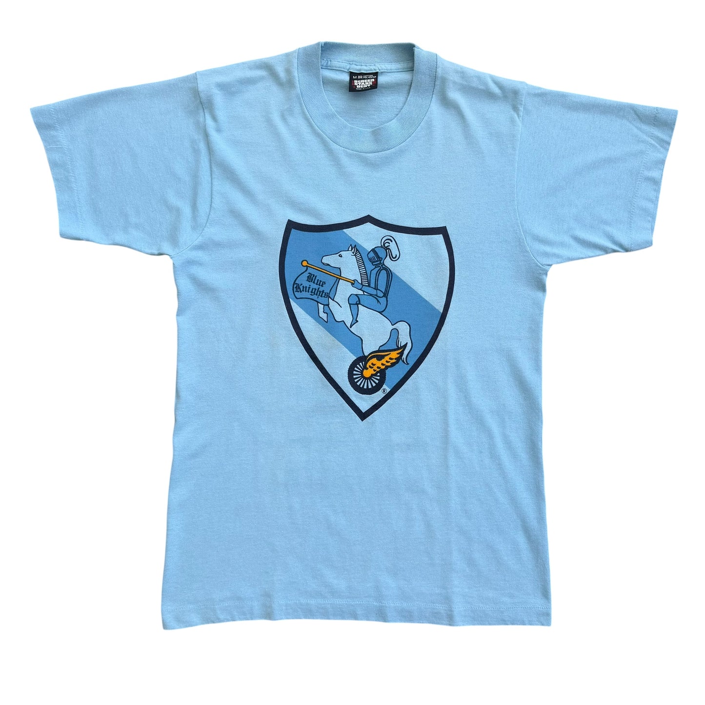 1990's Blue Knights - Bikers Club Graphic T-shirt - M