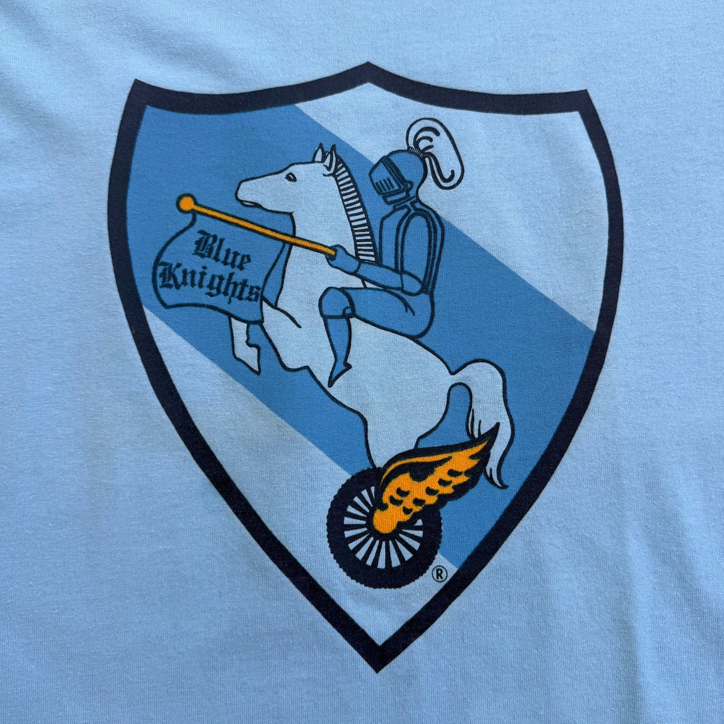 1990's Blue Knights - Bikers Club Graphic T-shirt - M