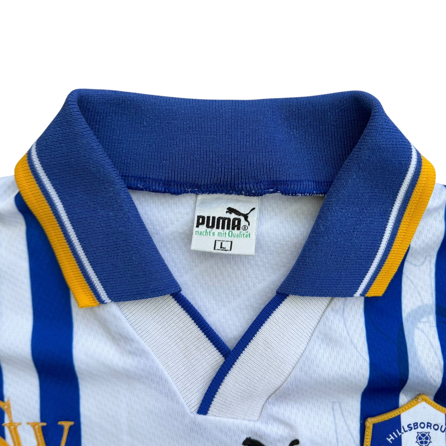 1995/1997 Sheffield Wednesday - Premier League Home Football Shirt - L