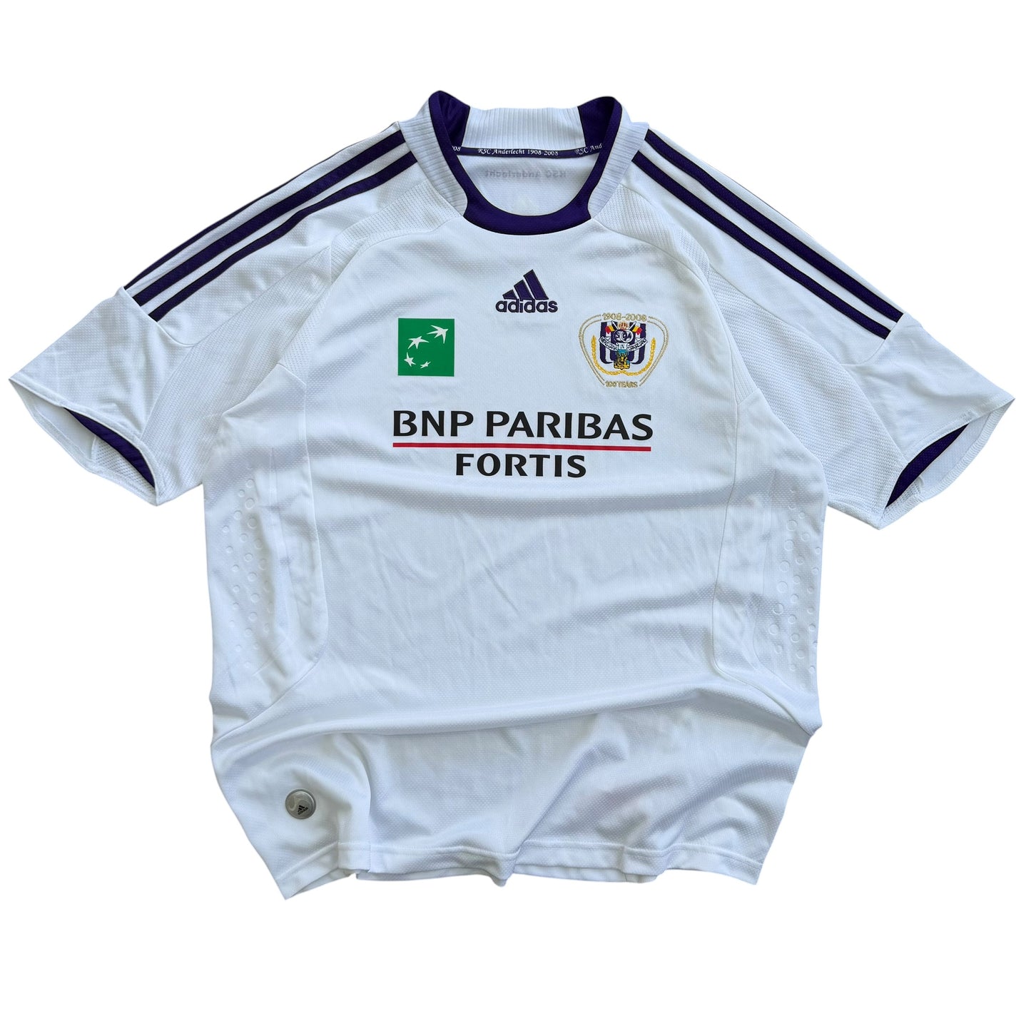 2008 RSC Anderlecht Centenary Adidas Football Jersey - L
