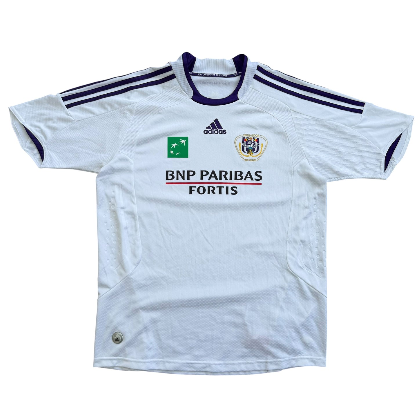 2008 RSC Anderlecht Centenary Adidas Football Jersey - L