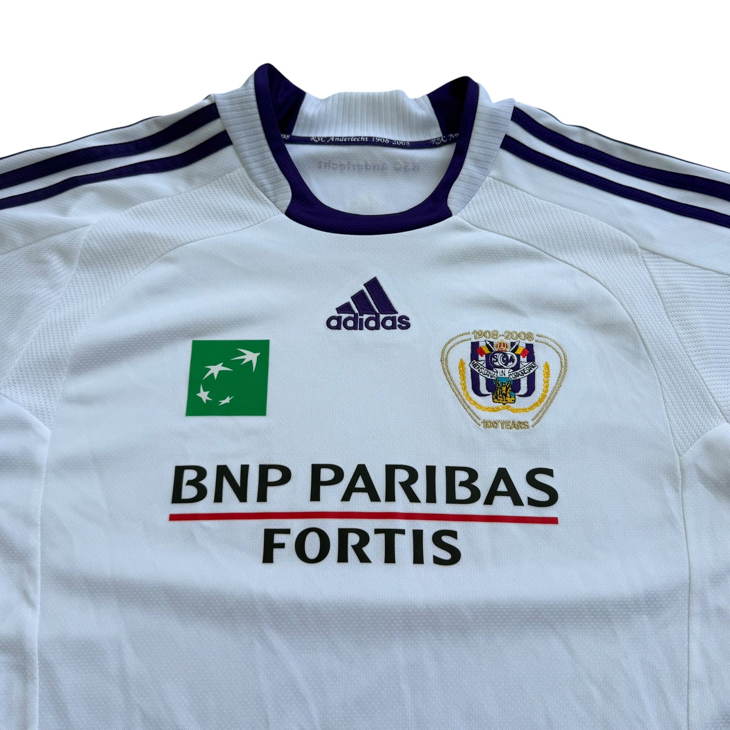 2008 RSC Anderlecht Centenary Adidas Football Jersey - L
